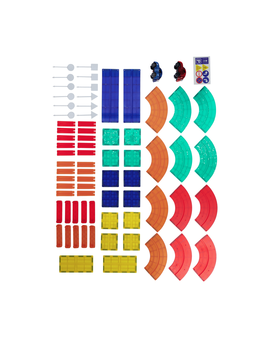 8 72 Piece Magnetic Race Track Set, 8 of 10