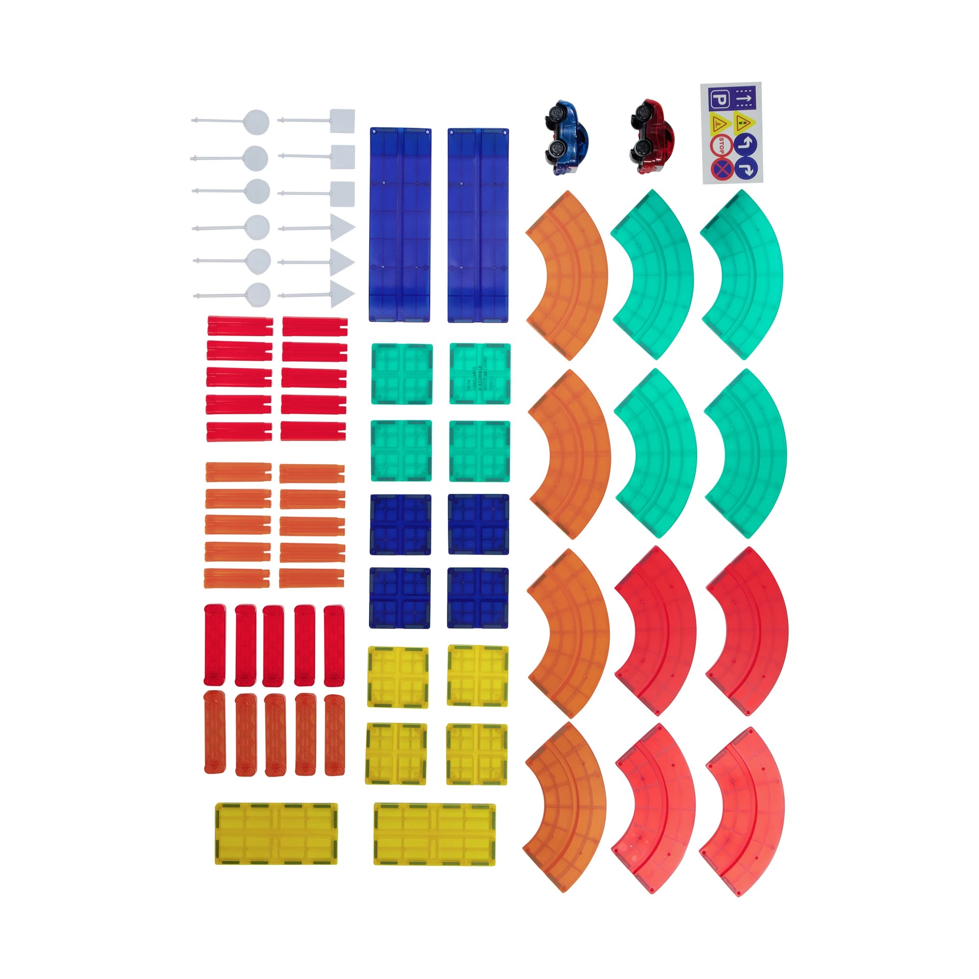 8 72 Piece Magnetic Race Track Set, 8 of 10