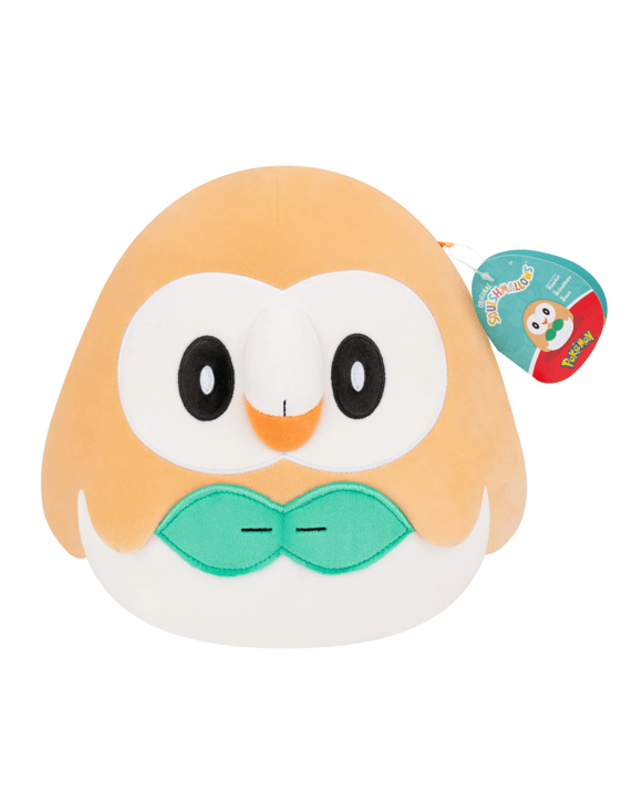 Squishmallows Pokemon Rowlet 25cm Plush