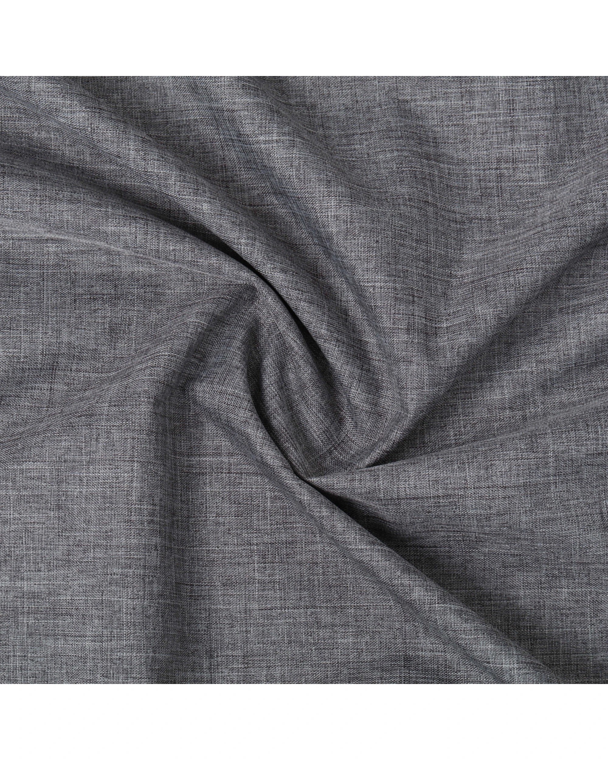 5 Sherwood Faux Linen 100% Blockout Eyelet Curtain Pair 225x223cm - Pepper, 5 of 5