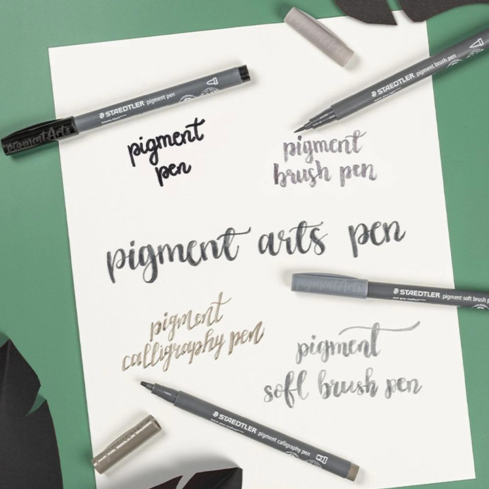 4 Staedtler Pigment Arts Pens Black 2 Pack, 4 of 7