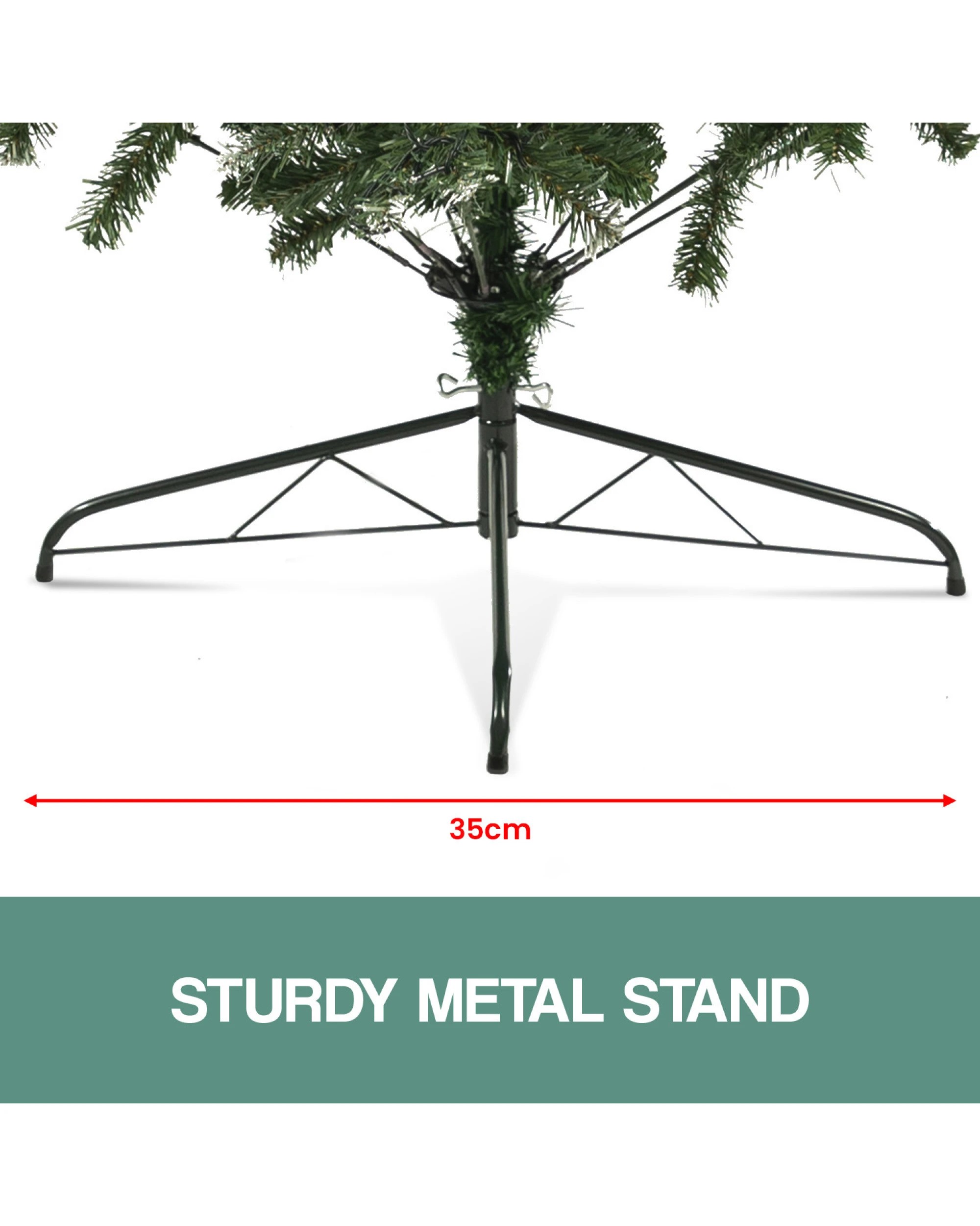 10 Christabelle 1.5m Pre Lit Led Christmas Tree With Pine Cones, 10 of 10