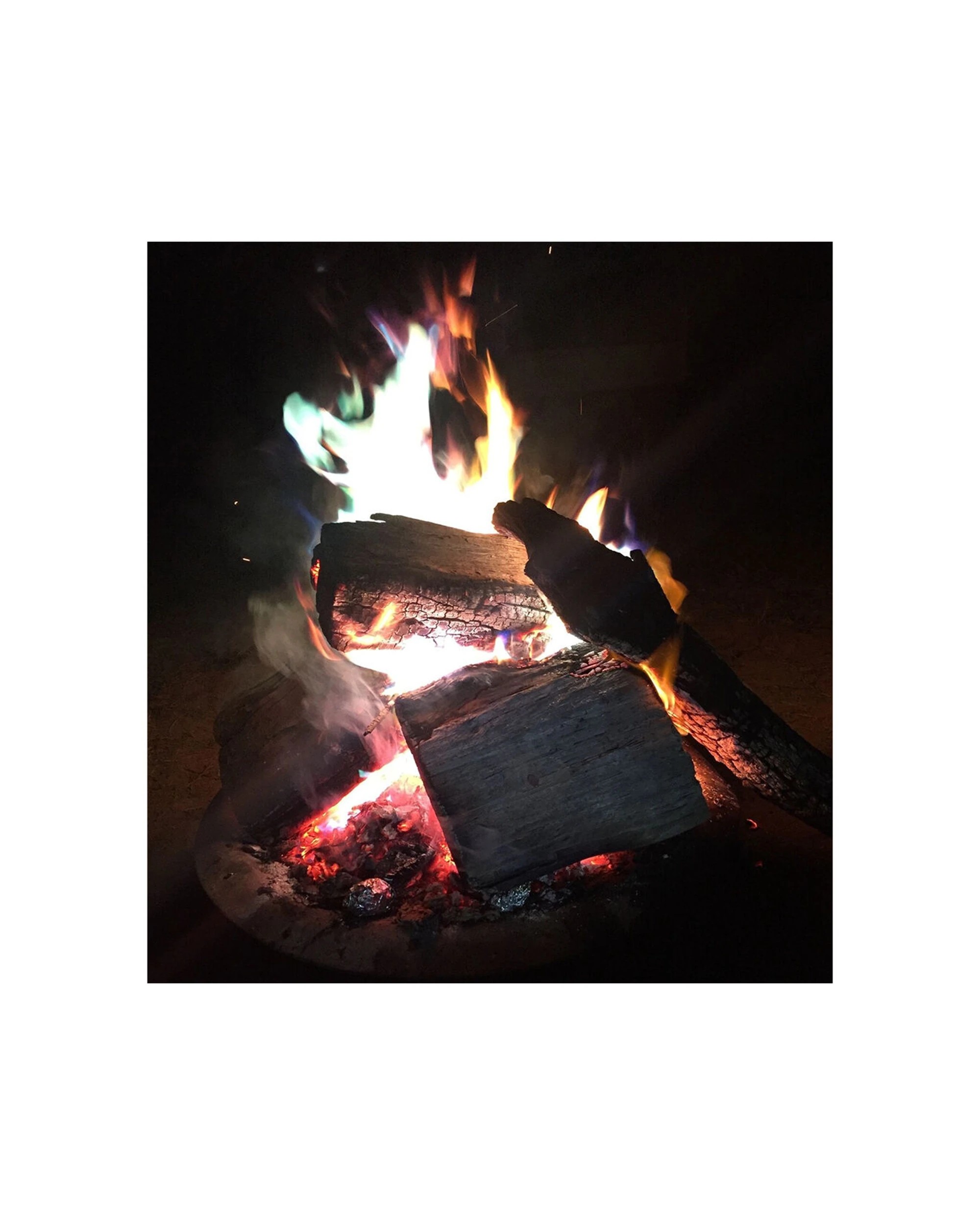 3 Wildtrak Magic Colour Fire Flame Campfire Bonfire 15g Sachet 1 Pack Camping - Multi, 3 of 3