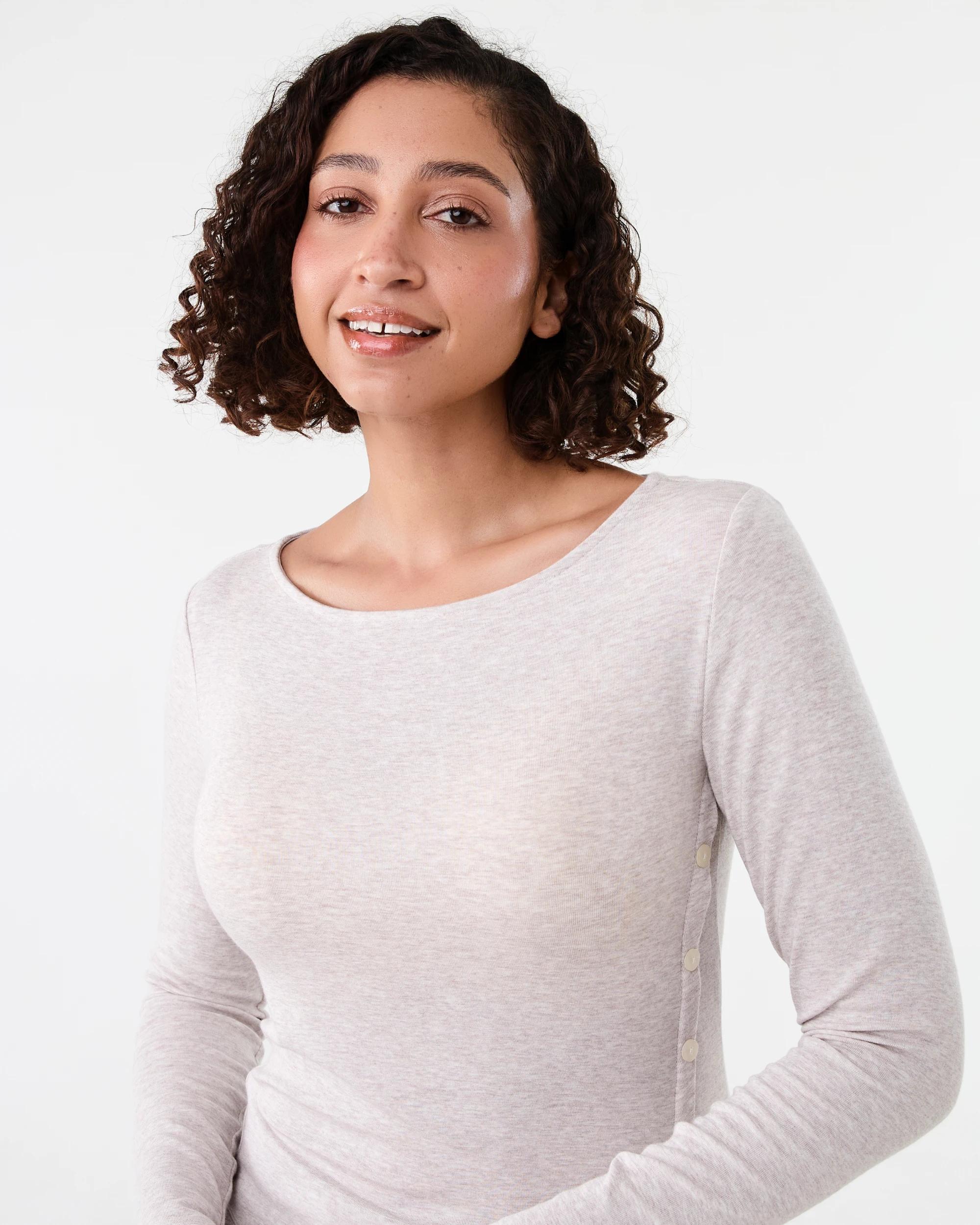 4 Long Sleeve Asymmetric Top Loml Marle, 4 of 6