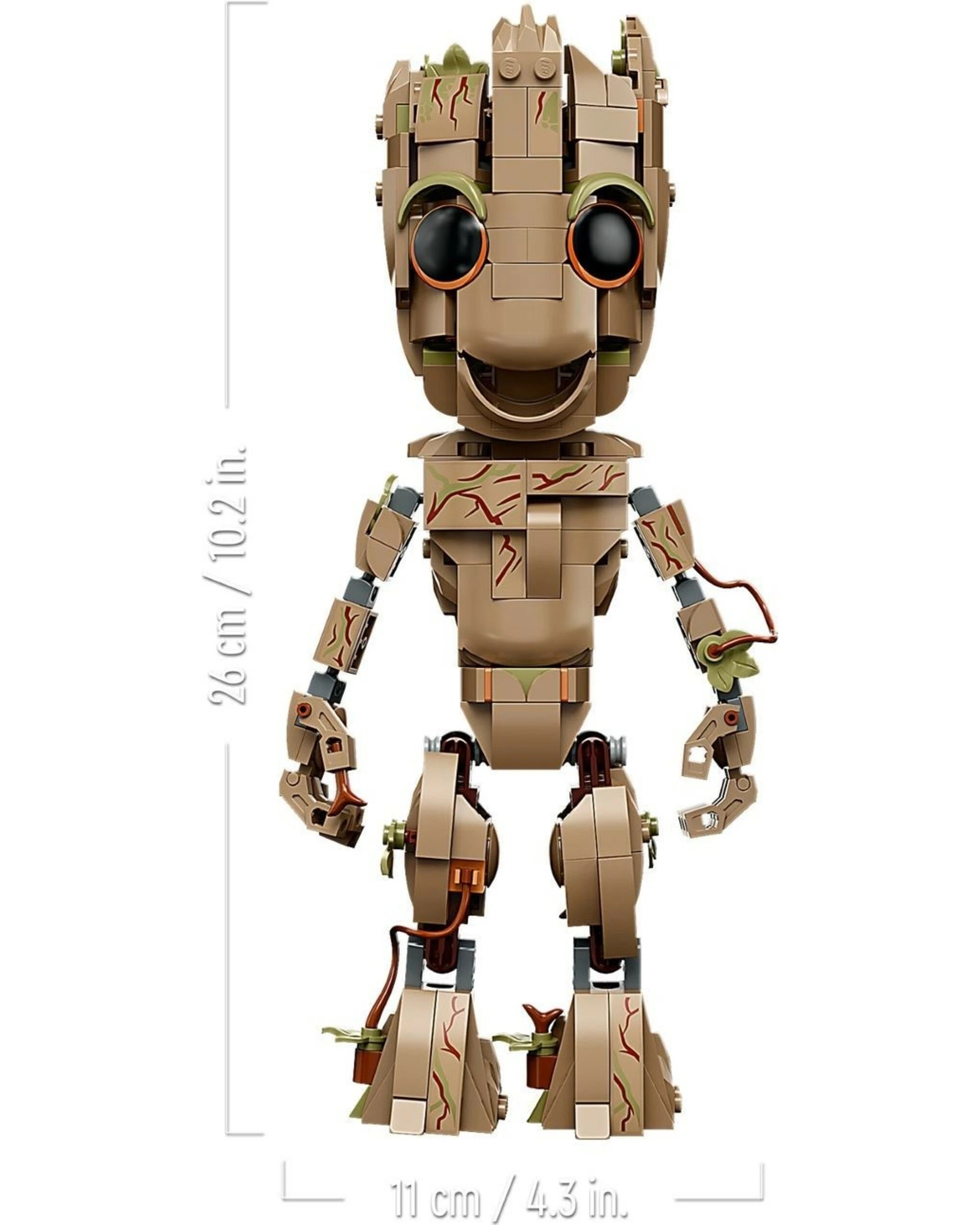 3 LEGO 76217 I am Groot: Posable Baby Groot Kit, 3 of 5