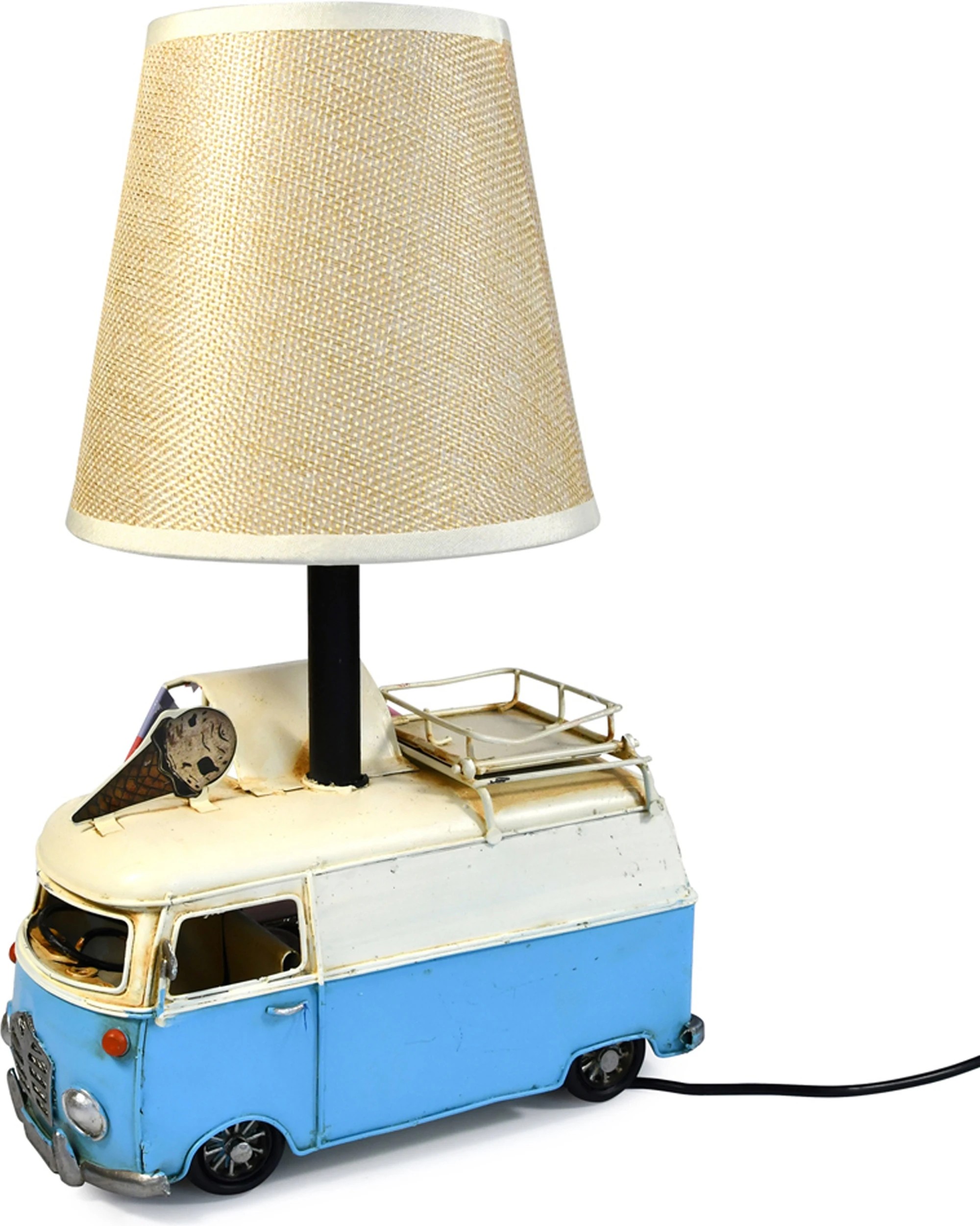 5 Auto Petit USB LED Lamp Ice Van Home Decor 20x30cm - Blue, 5 of 6
