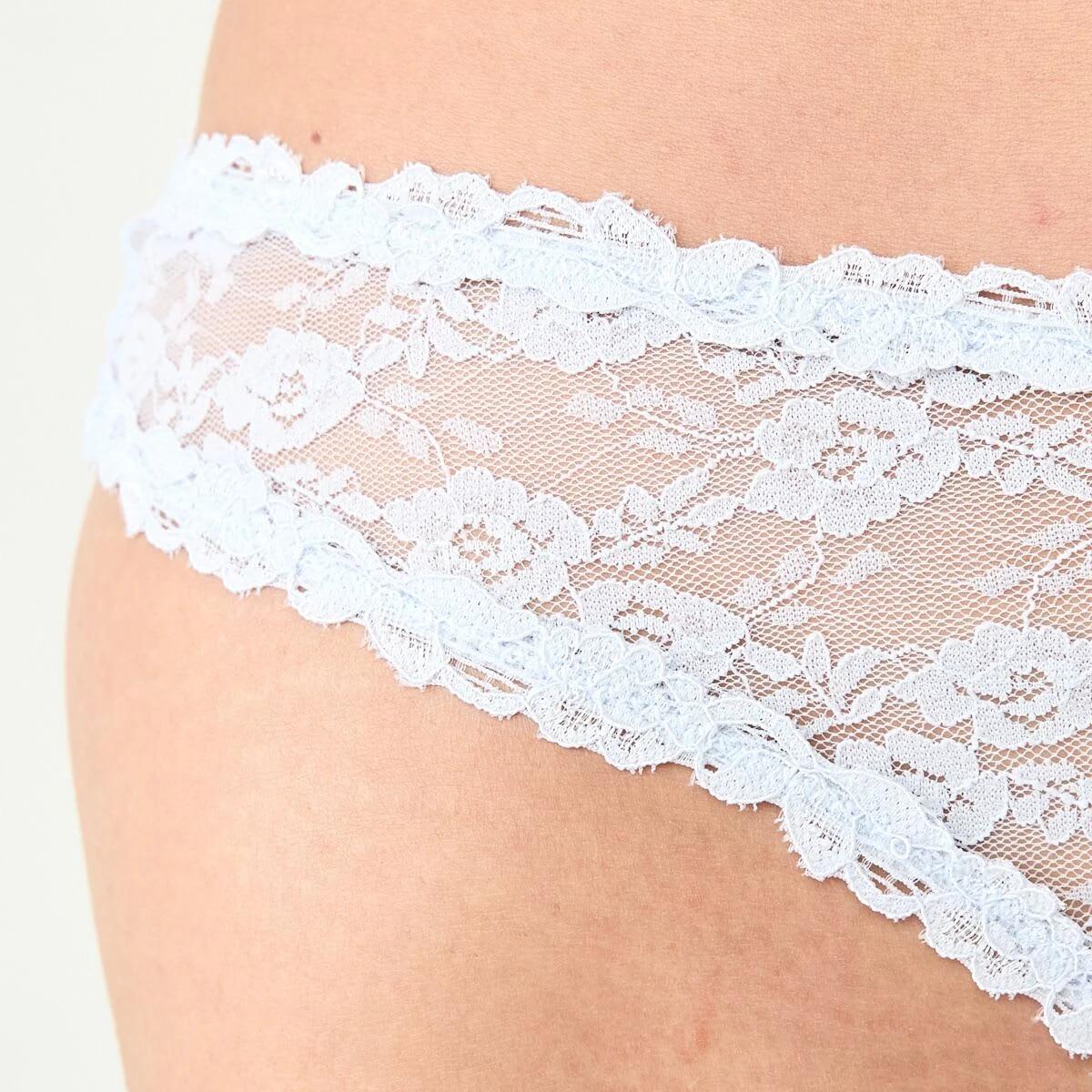 9 3 Pack Lace Rosette G-String Briefs Db Ll Hb, 9 of 9