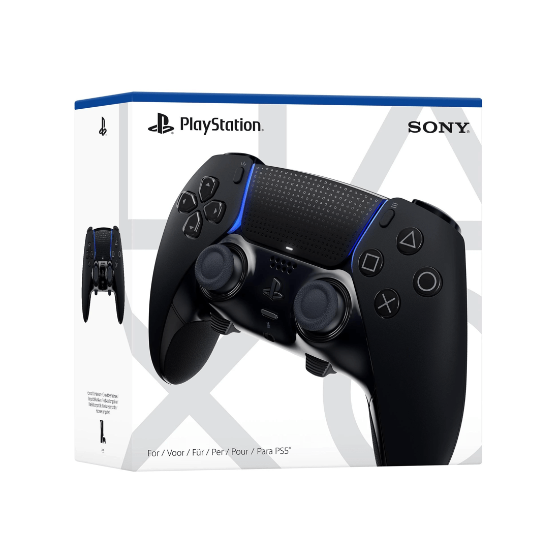 1 Sony PlayStation 5 DualSense Edge Wireless Controller - Midnight Black
 - black, 1 of 6