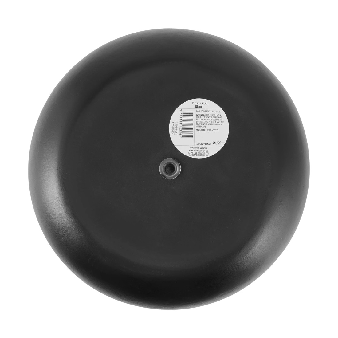 4 Drum Pot - Black, 4 of 4