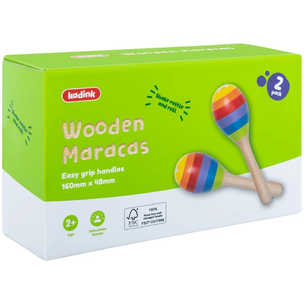 3 Kadink Wooden Maracas, 3 of 4