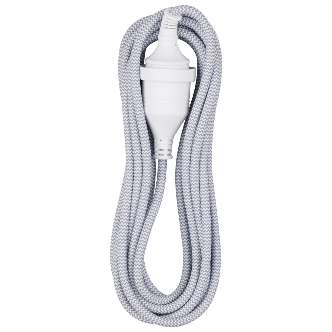 2 5m Arlec Braided Sheath Extension Lead - Grey, 2 of 4