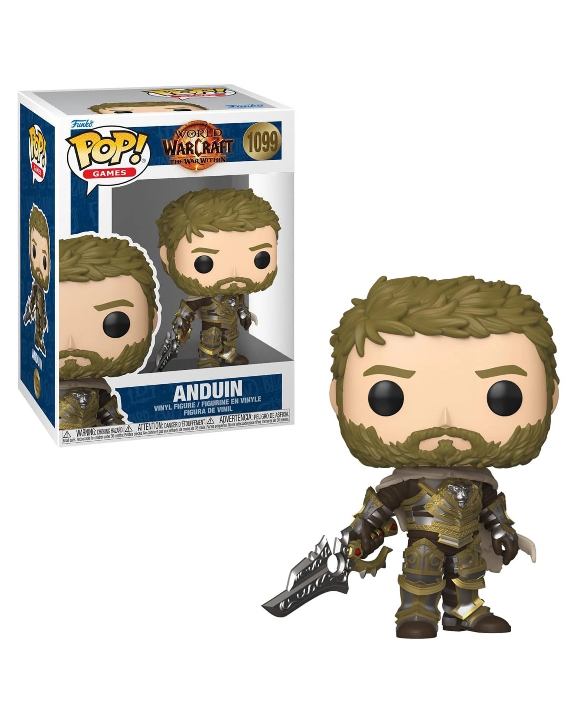 1 World of Warcraft The War Within Anduin Funko POP! Vinyl, 1 of 3