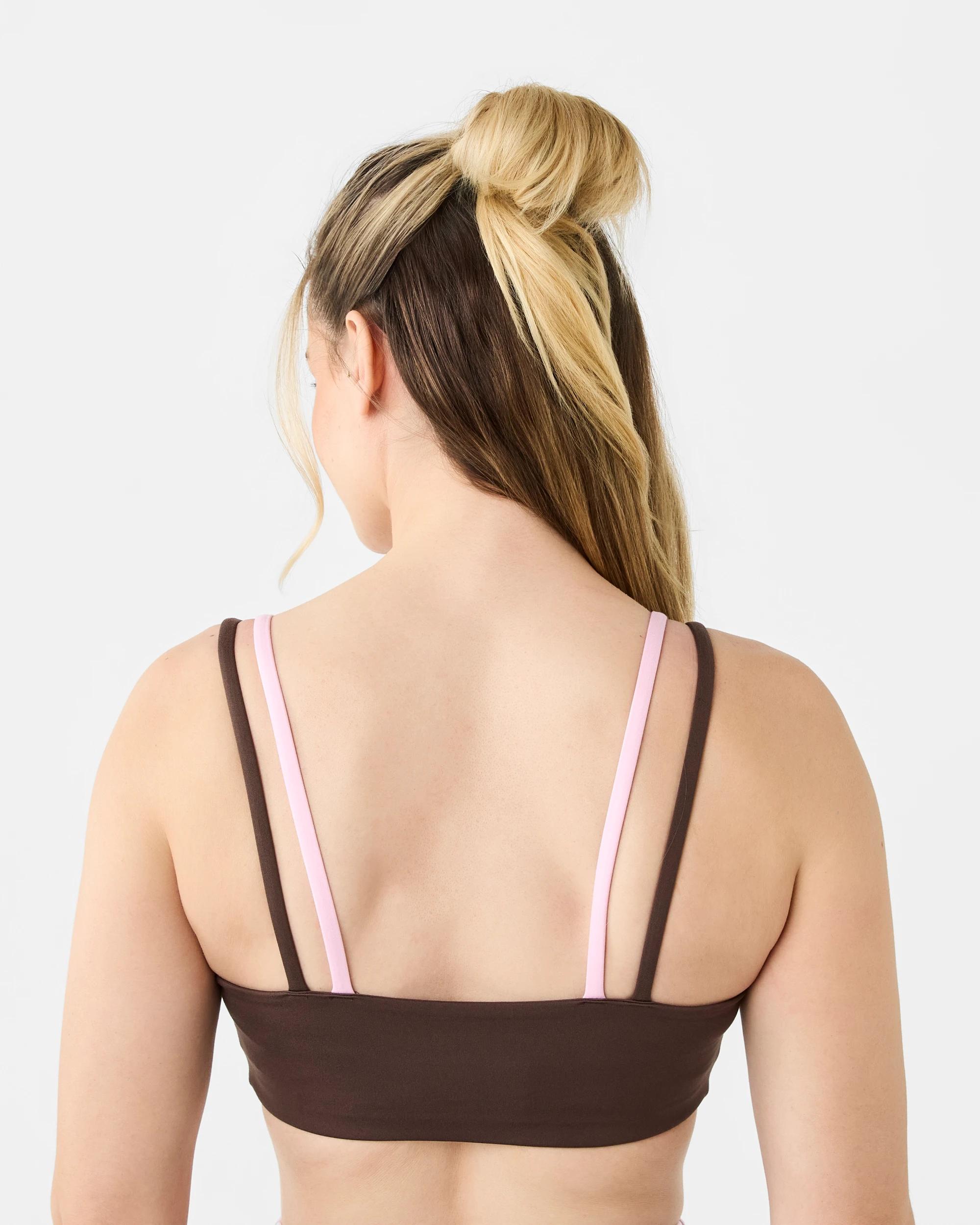 3 Everlast Womens Double Layer Crop Coffee, 3 of 7
