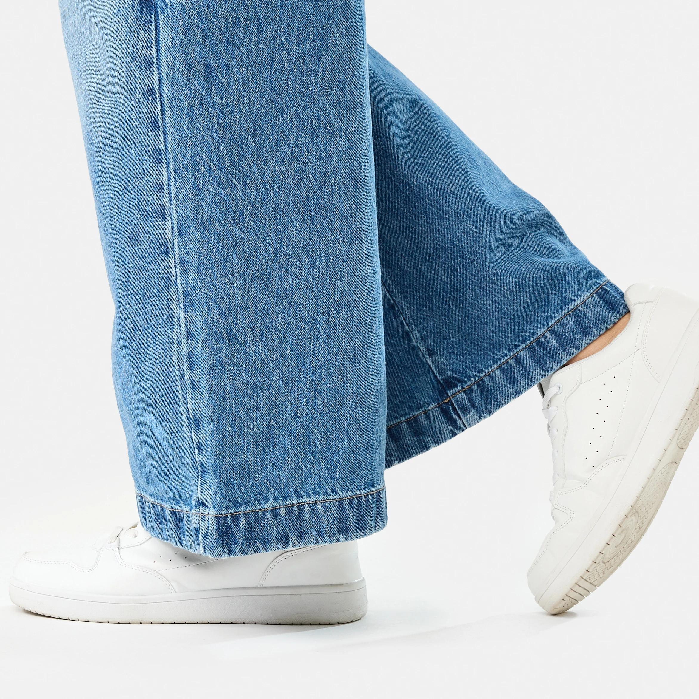 7 Pleat Front Jeans MID WASH, 7 of 9