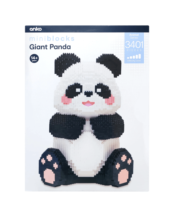 3401 Piece Mini Blocks Animal Series: Giant Panda