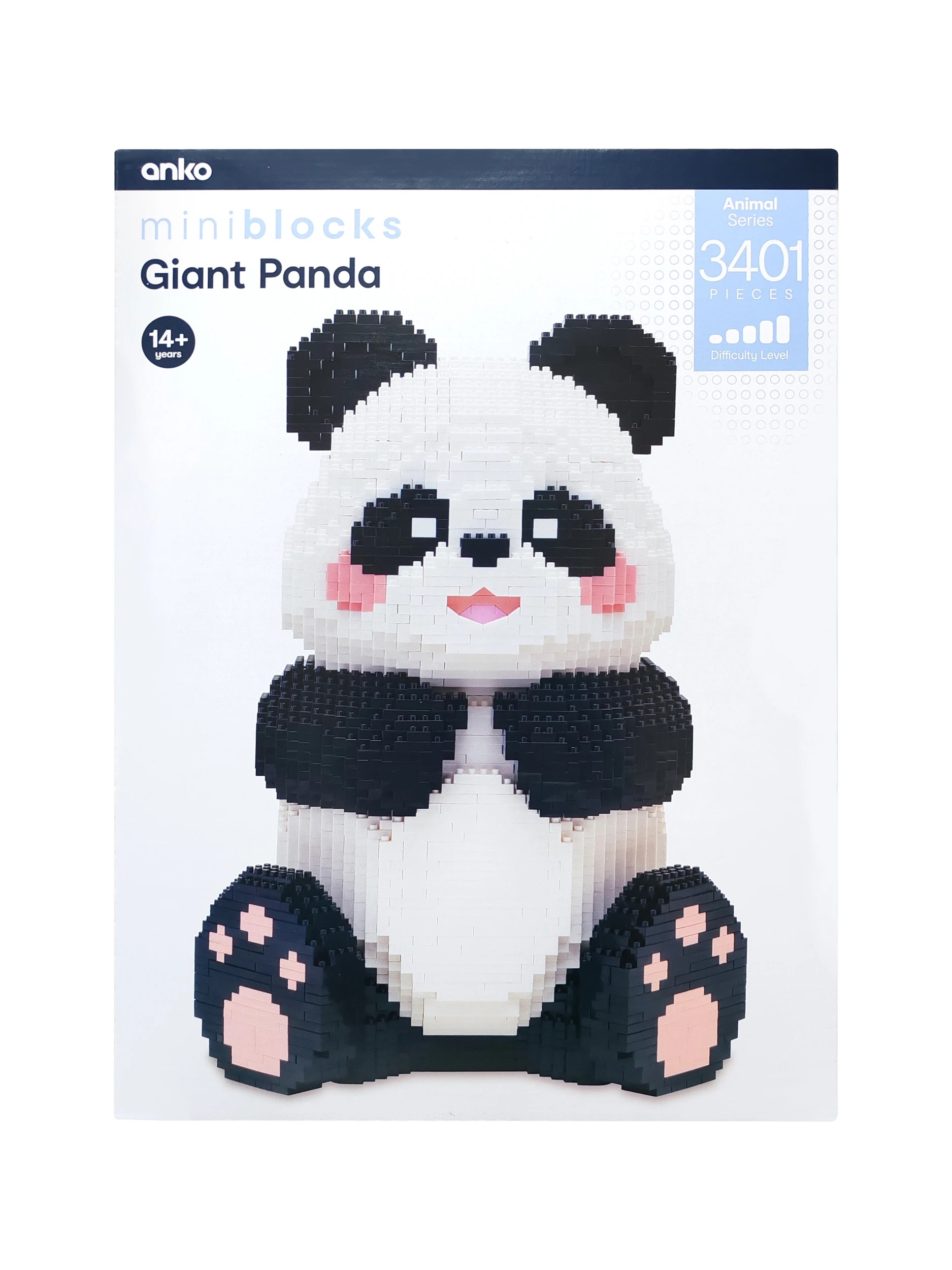 1 3401 Piece Mini Blocks Animal Series: Giant Panda, 1 of 6