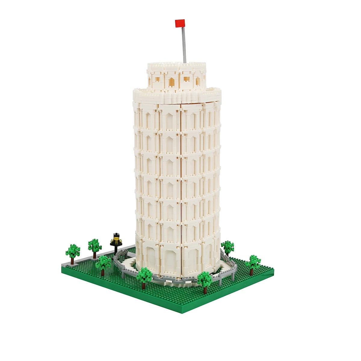 3 1963 Piece Mini Blocks Building Series: Leaning Tower of Pisa, 3 of 7