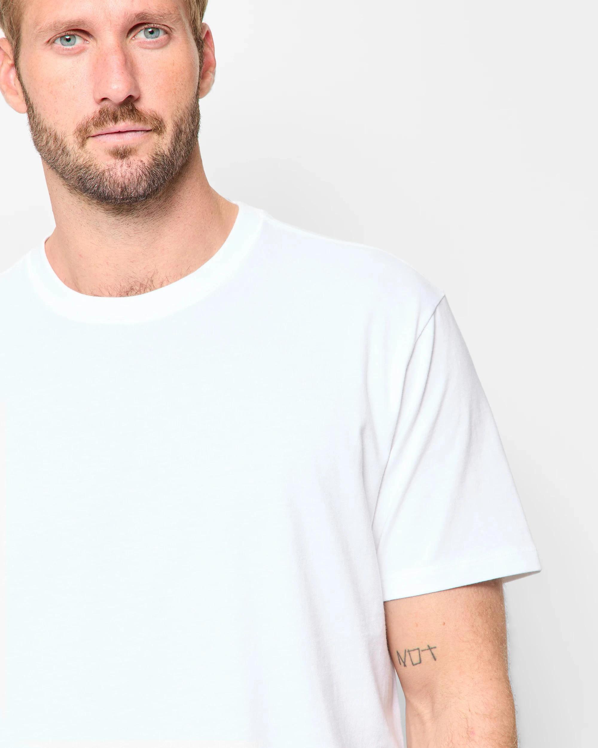 5 Target Australian Cotton T-Shirt WHITE, 5 of 5