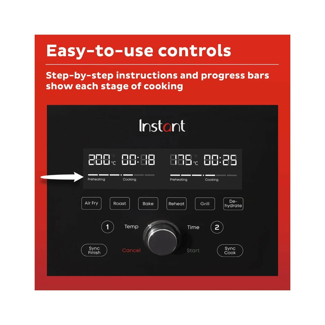 5 Instant Pot Vortex VersaZone 8.5Ltr Air Fryer-Black, 5 of 5