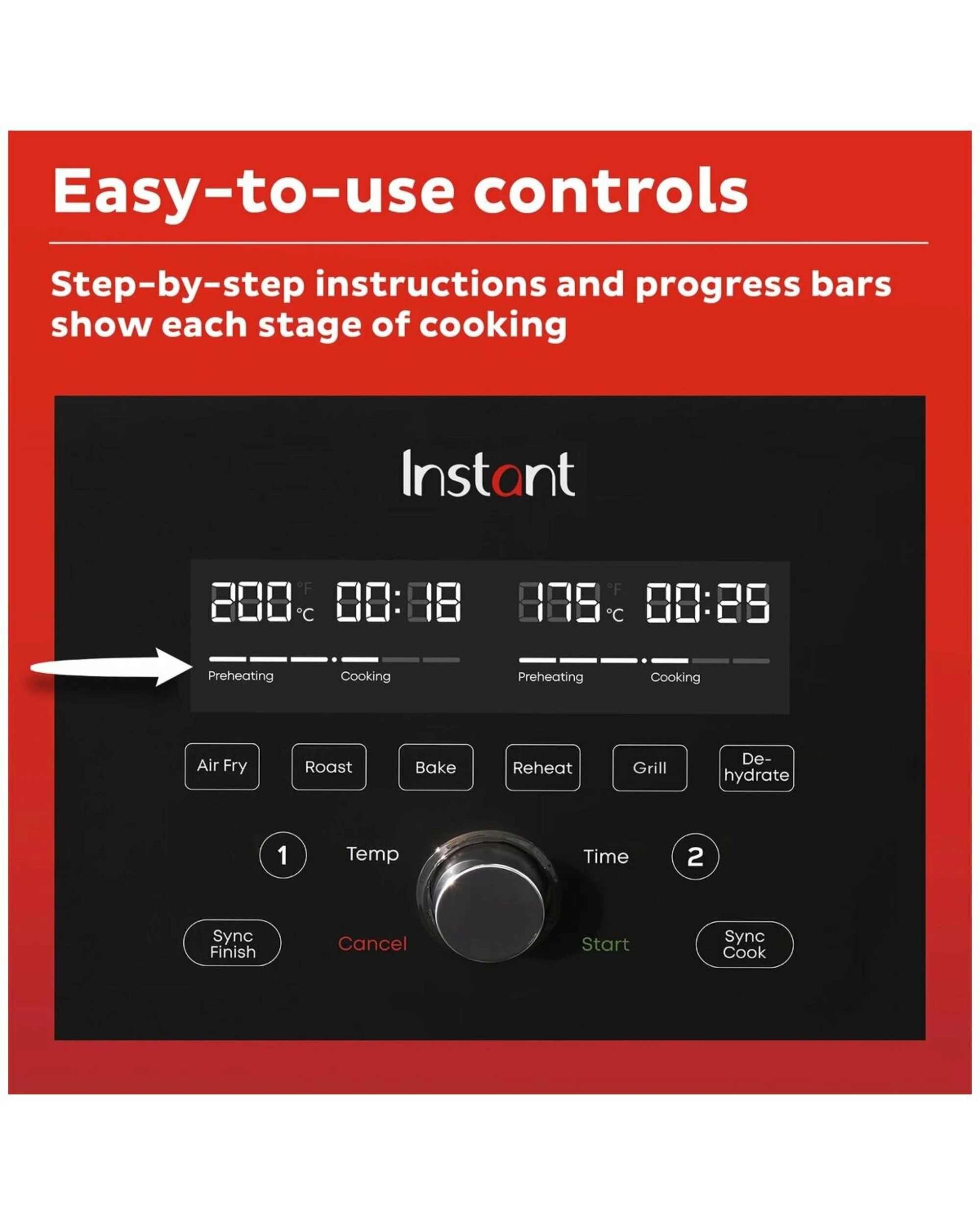 5 Instant Pot Vortex VersaZone 8.5Ltr Air Fryer-Black, 5 of 5