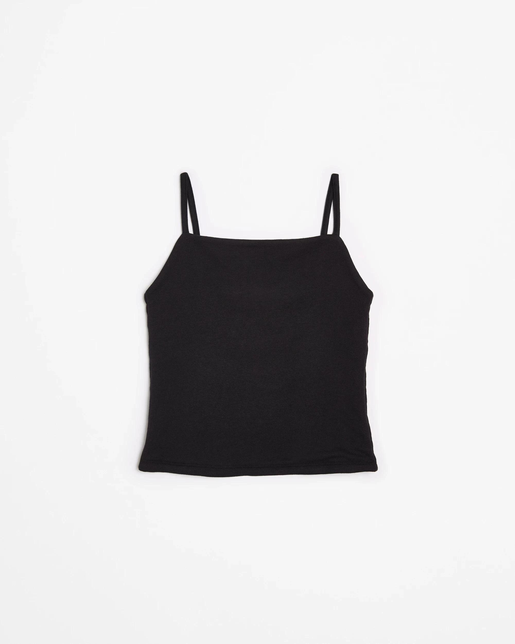 4 Target Australian Cotton Essential 90s Singlet BLACK, 4 of 10