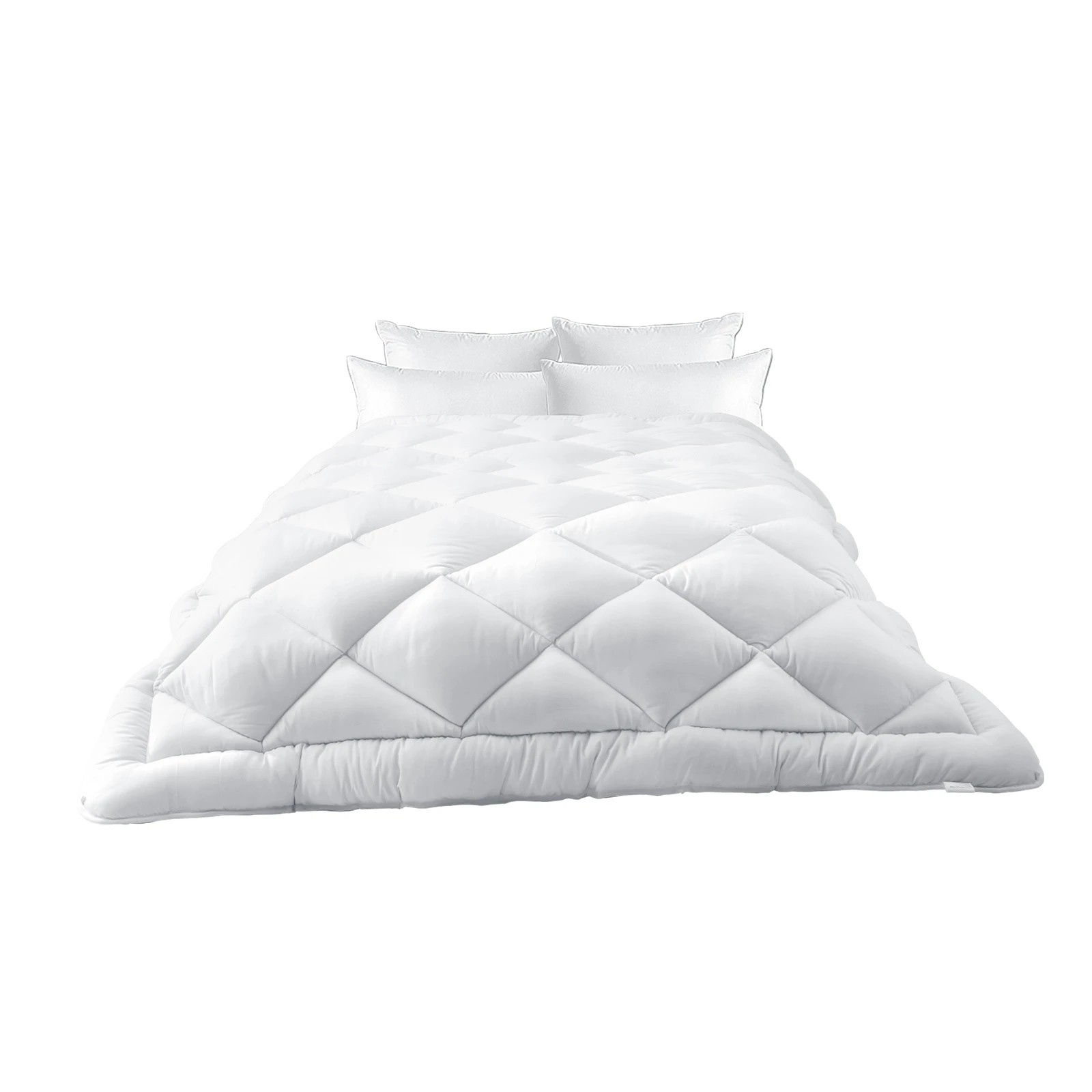 10 Bedra Bedding Double Microfibre Bamboo Quilt Duvet Doona 400GSM - White, 10 of 10