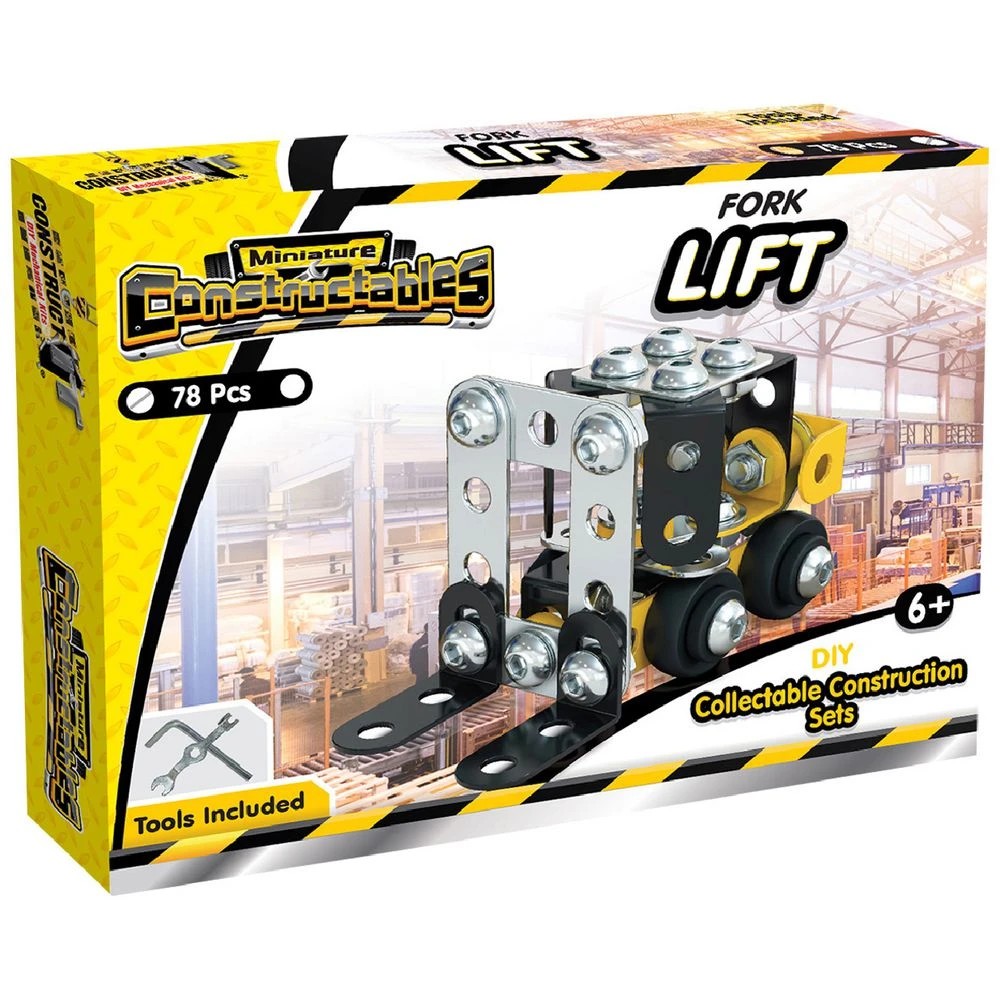 1 Miniature Constructables Forklift 78 Pieces, 1 of 2