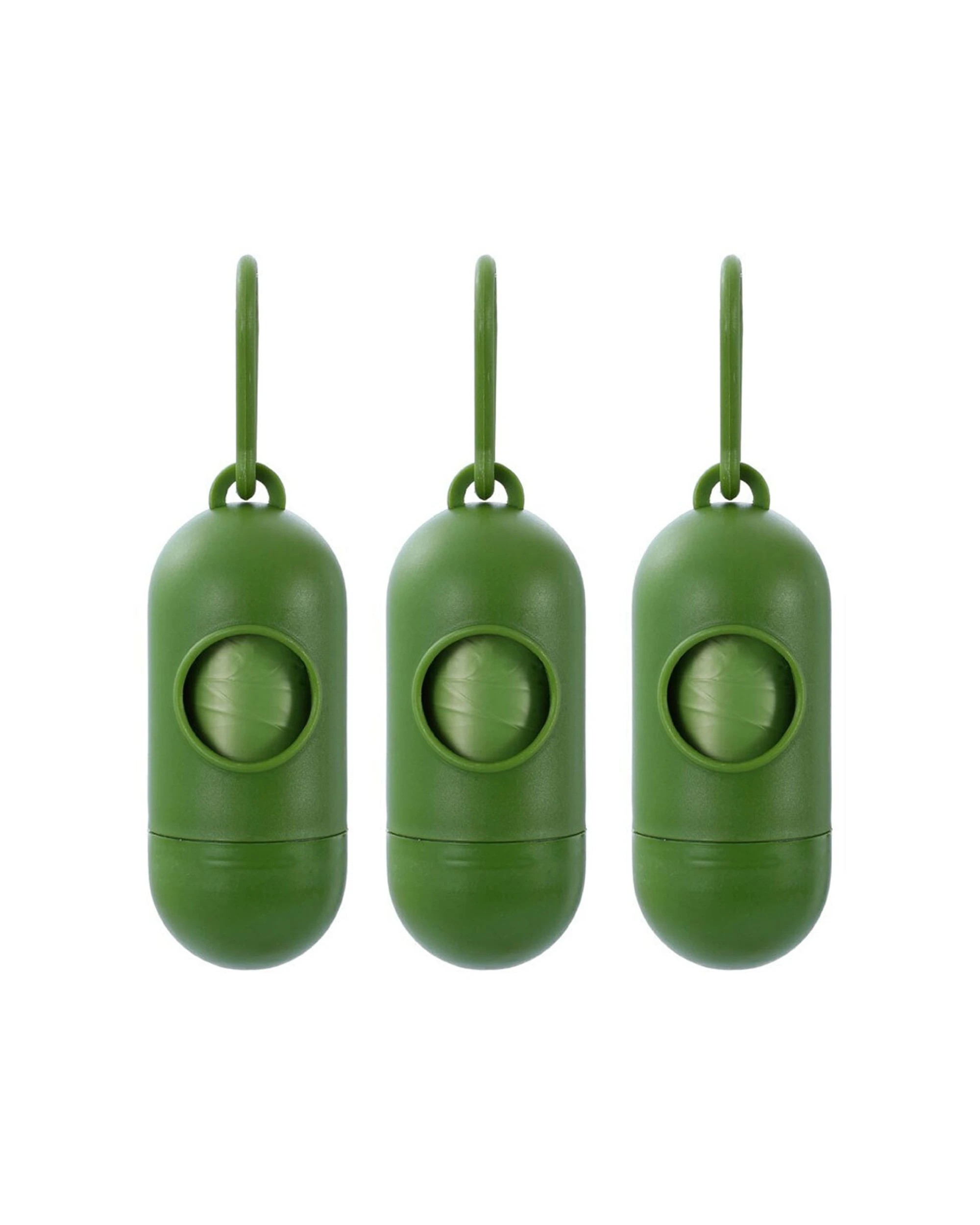 1 Paws And Claws 3pc Pick-A-Poo Degradable Waste Bags 20pc With Dispenser - Green, 1 of 4