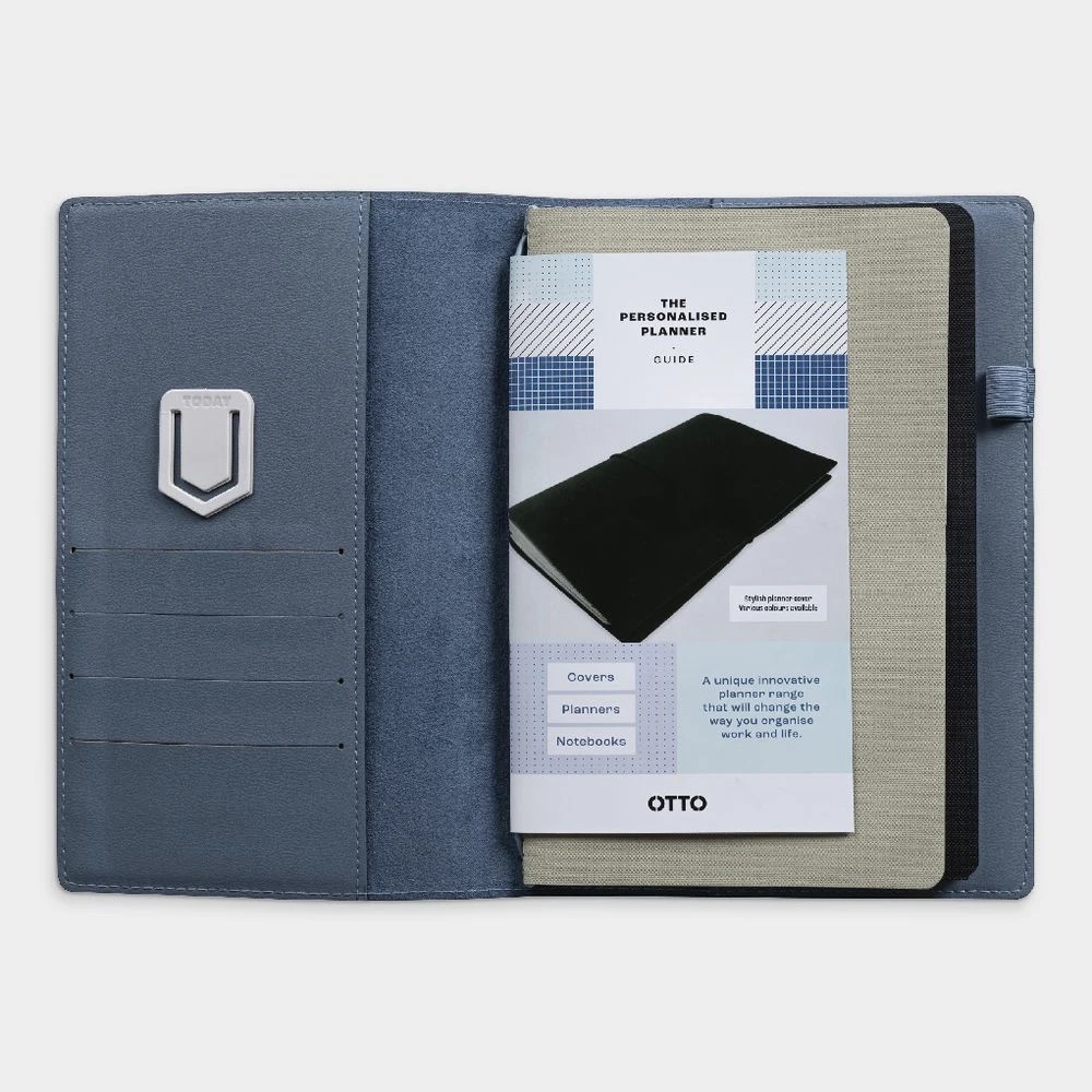3 Otto Personal Undated Planner Petrol Blue, 3 of 10
