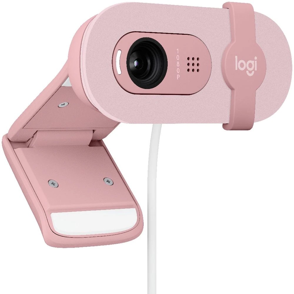 4 Logitech Brio 100 Full HD Webcam Rose, 4 of 7