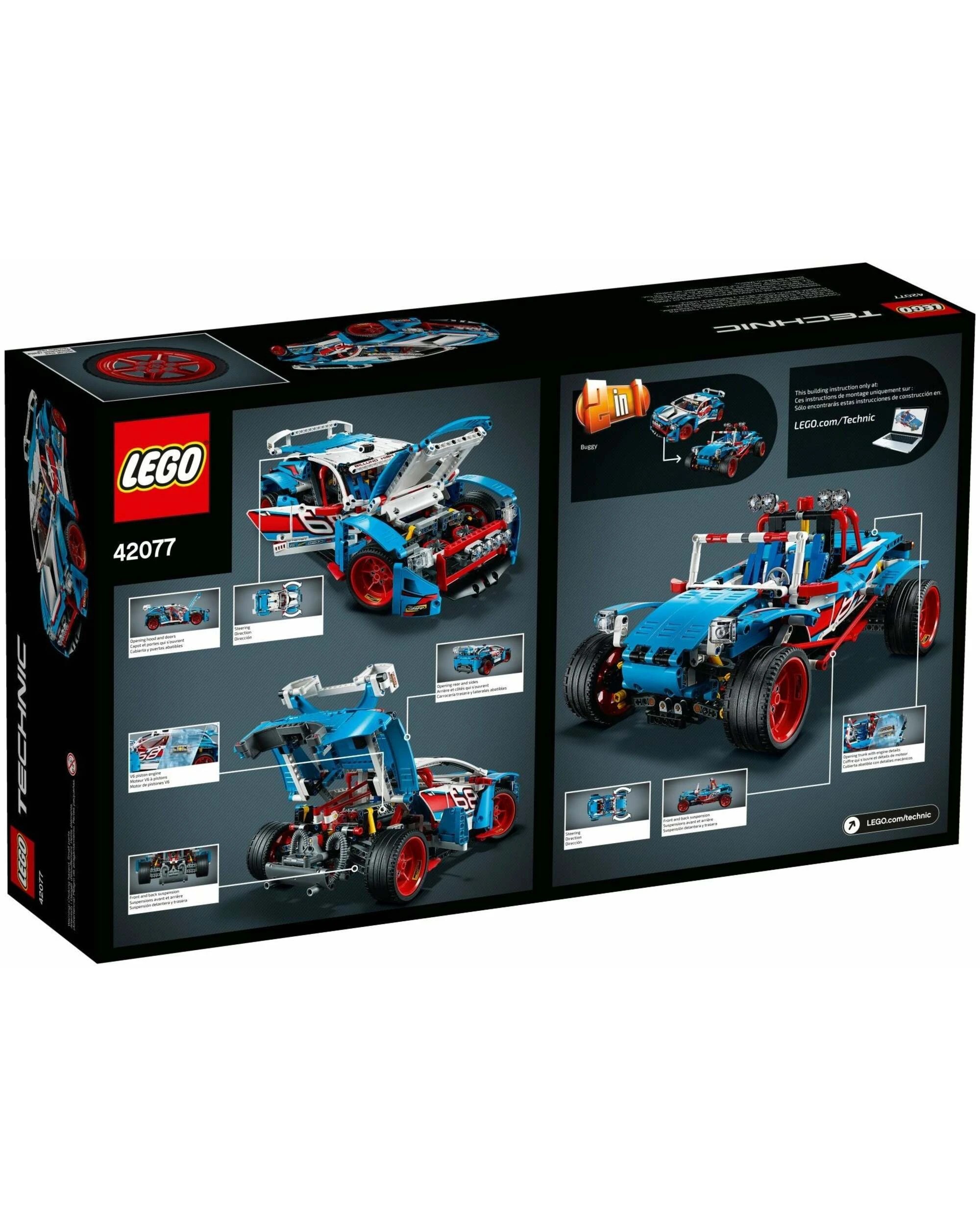 2 LEGO 42077 Technic Rally Car, 2 of 5