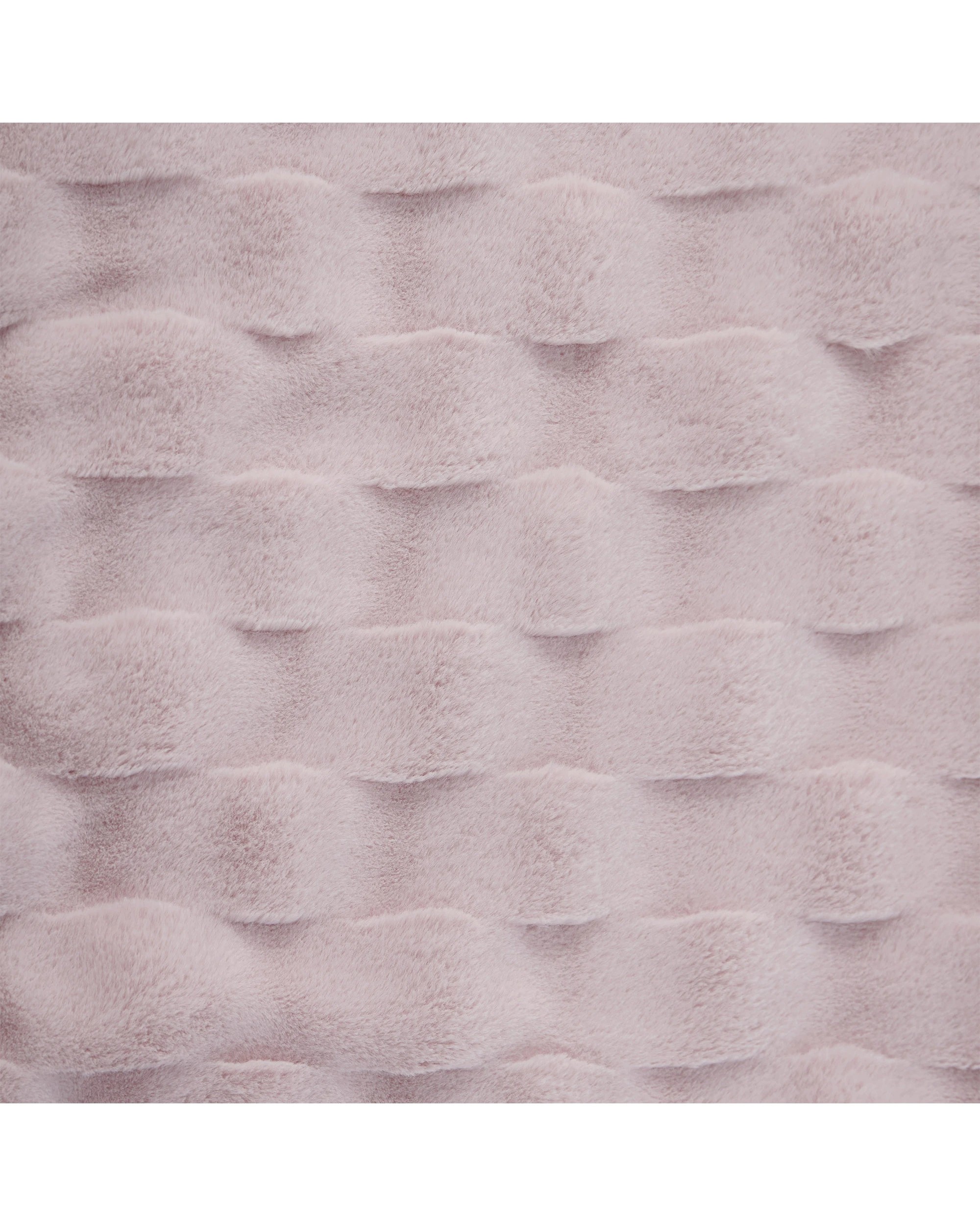 3 Dreamaker Basketweave Faux Fur Heated Throw 130x160cm - Blush Pink, 3 of 10