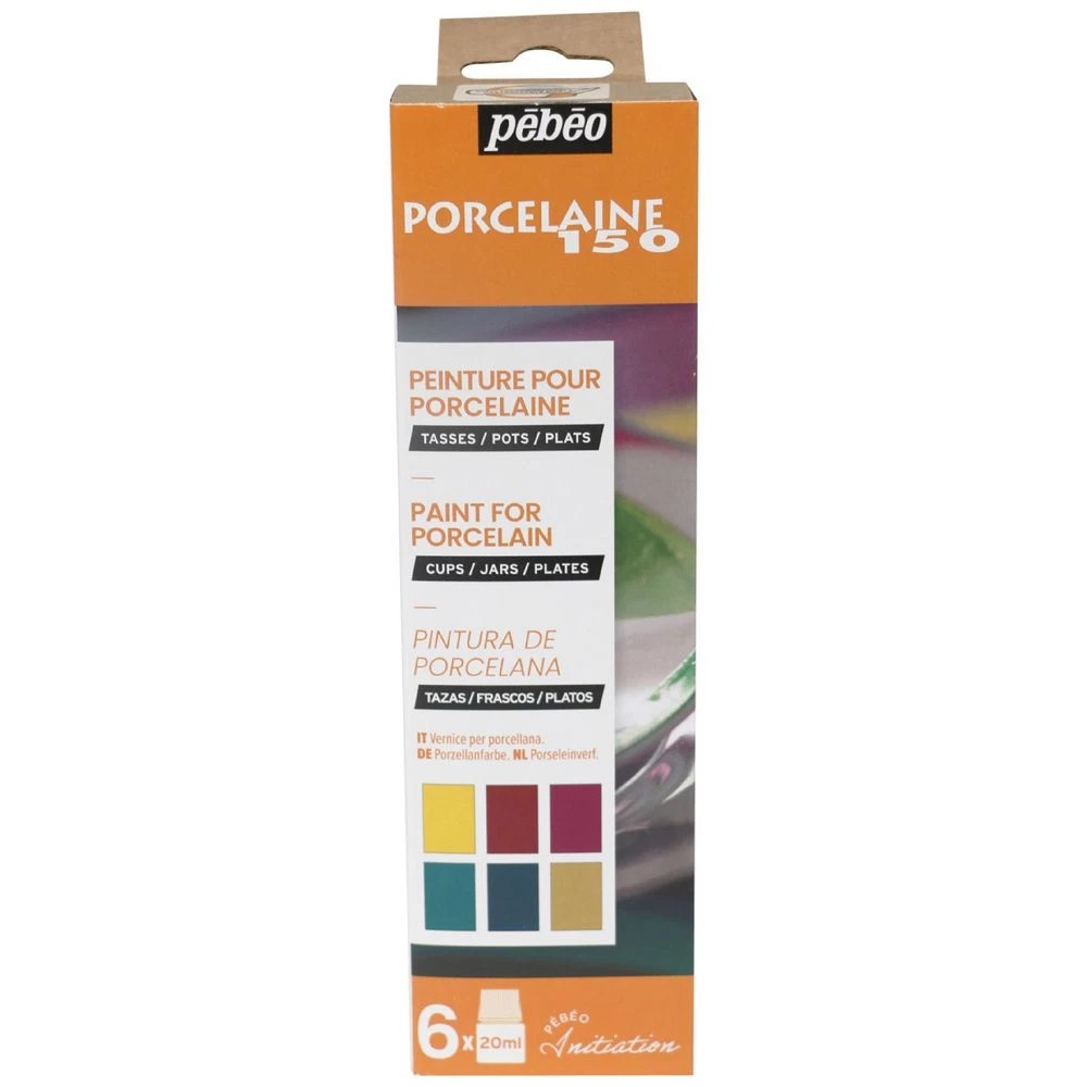 1 Pebeo Porcelaine 150 Paint Set B Gloss 6 Pack, 1 of 1
