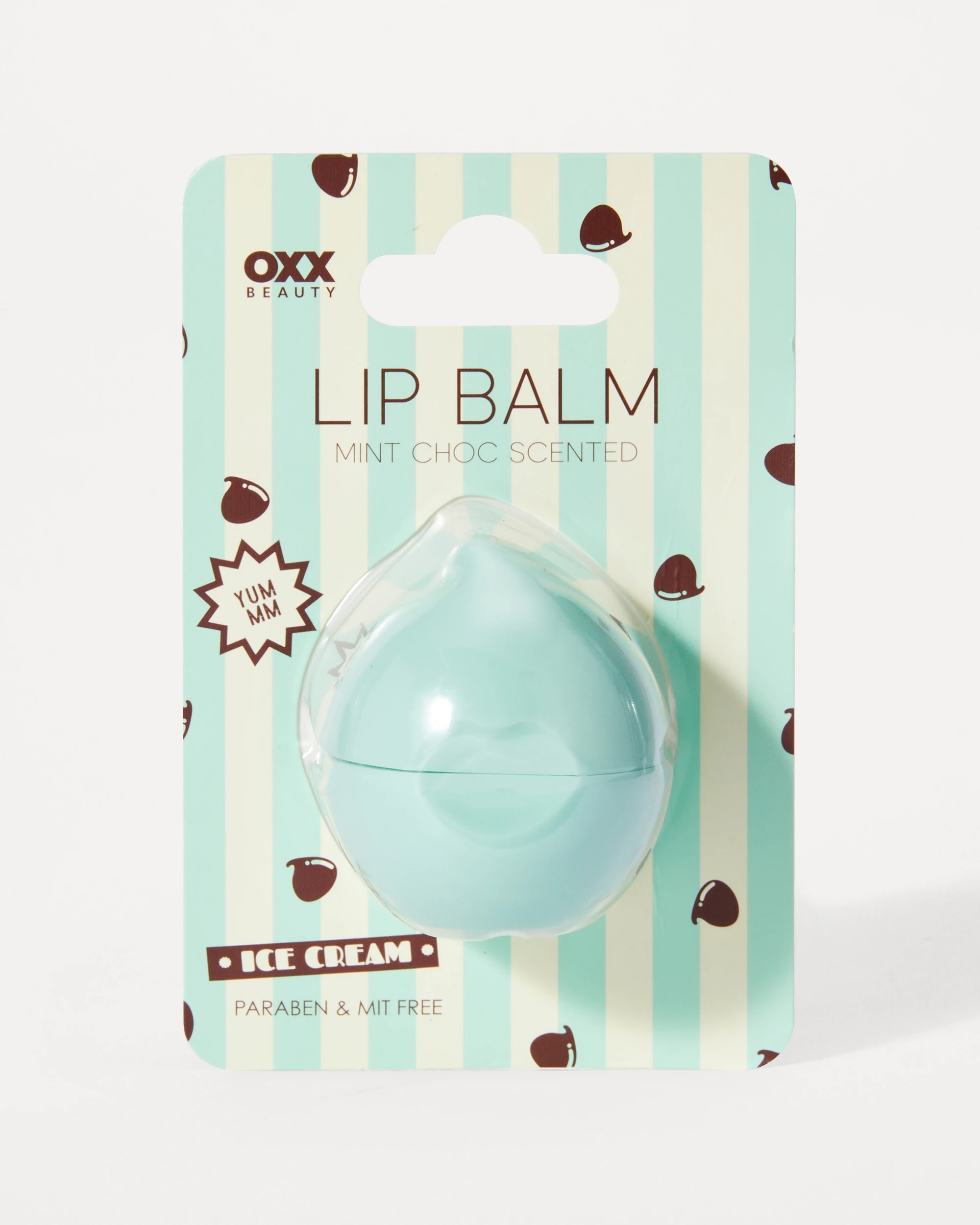 1 OXX Beauty Ice Cream Lip Balm - Mint Choc Scented, 1 of 4
