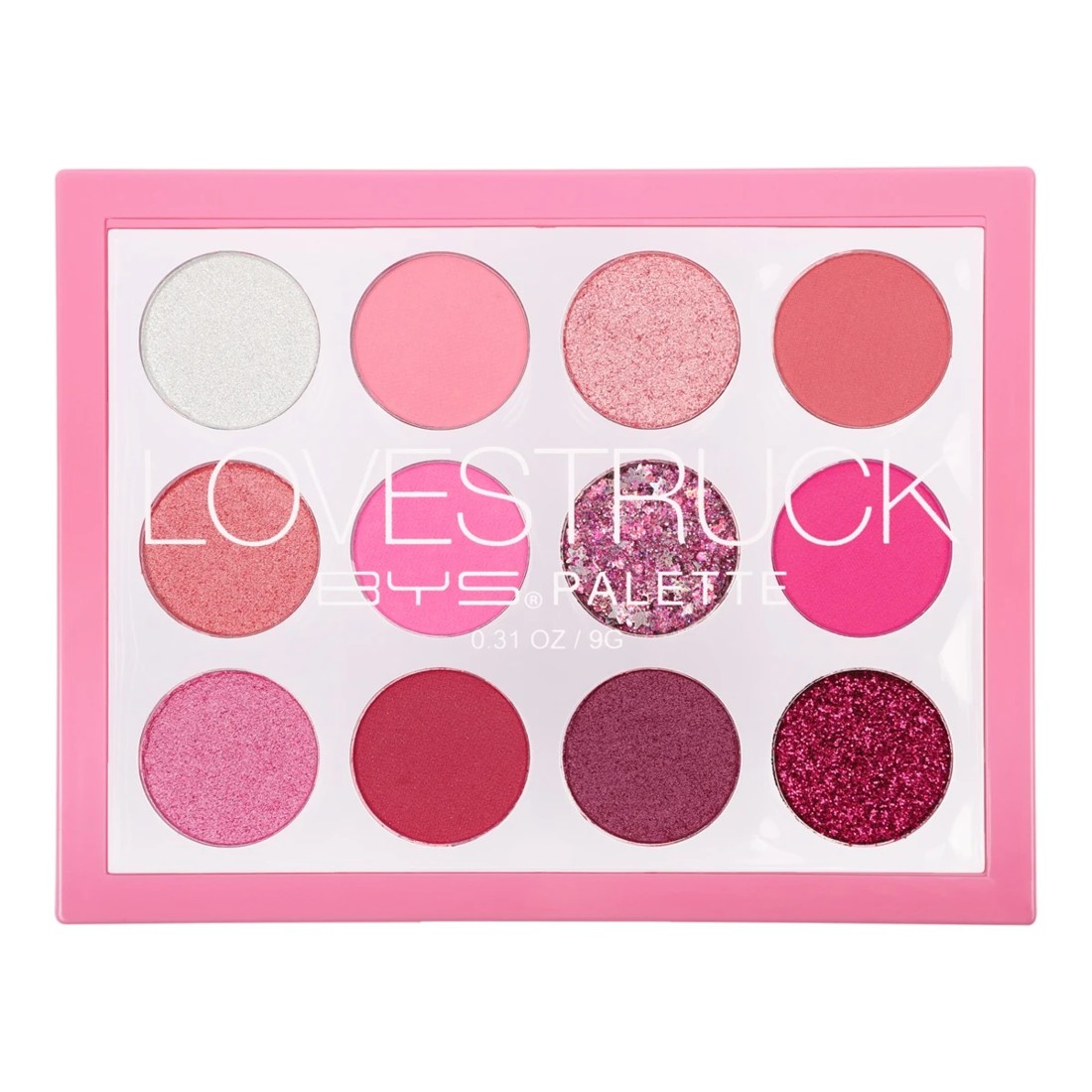 1 BYS 12 Shades Eyeshadow Palette - Lovestruck, 1 of 3