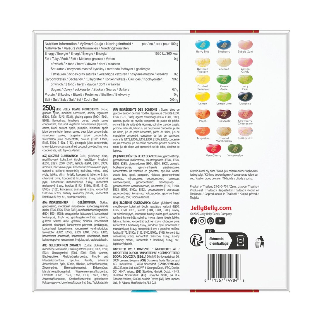 2 Jelly Belly 20-Flavour Christmas Gift Box 250g, 2 of 2