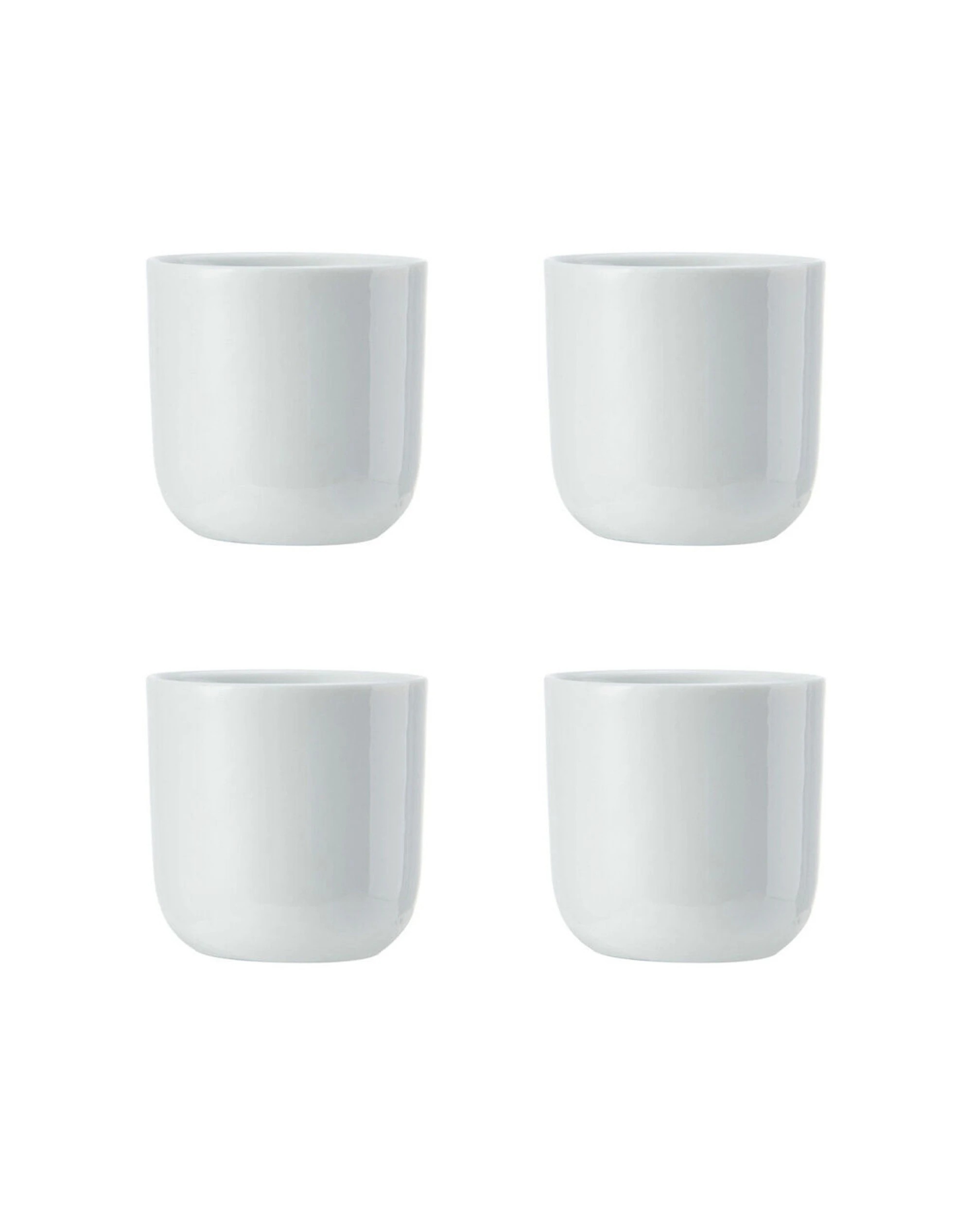 2 Mikasa Chalk 8pc Kitchen Porcelain Egg Cups Set Timeless Dishwasher Safe - White, 2 of 7