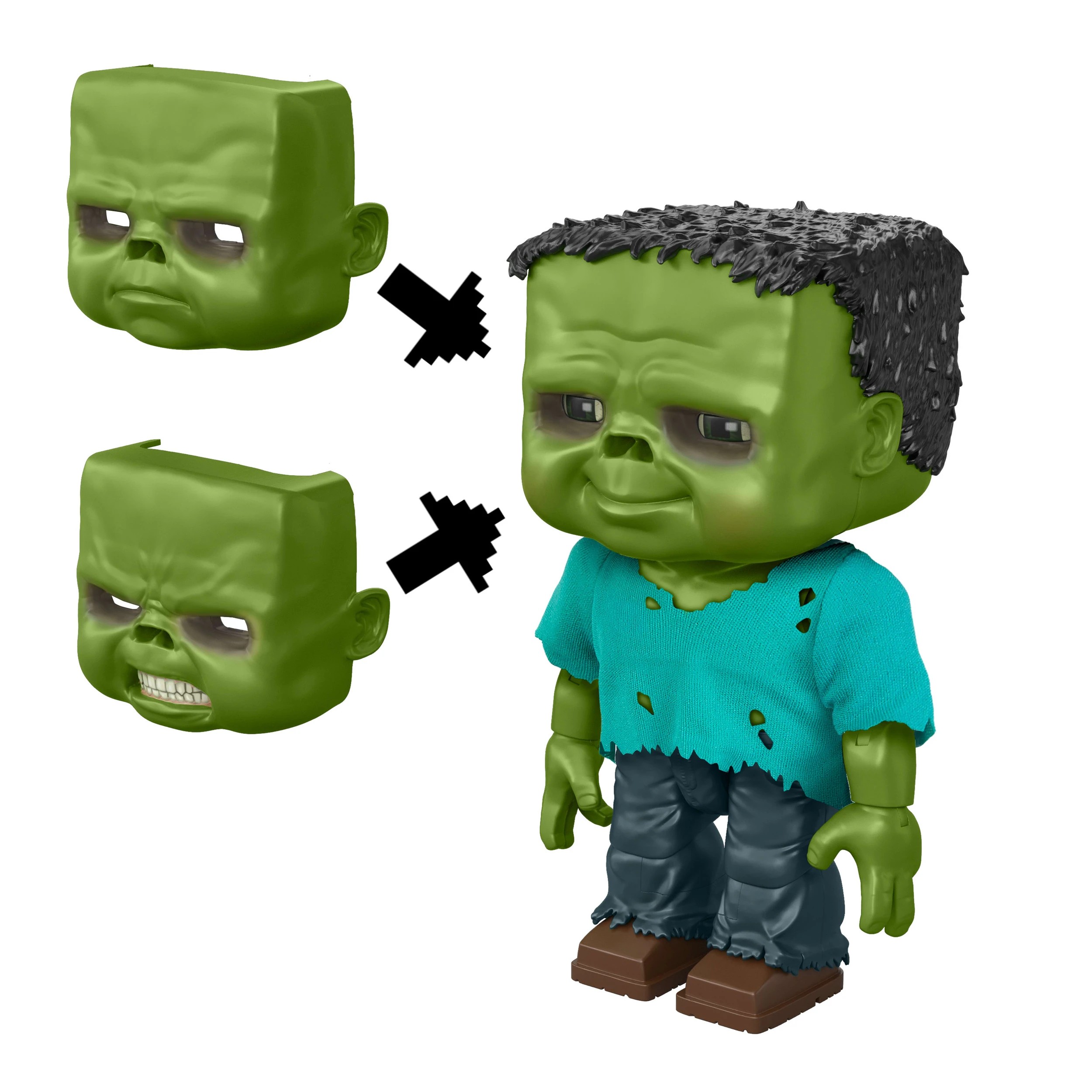 3 Mattel Minecraft Chicken Jockey Figure, 3 of 6