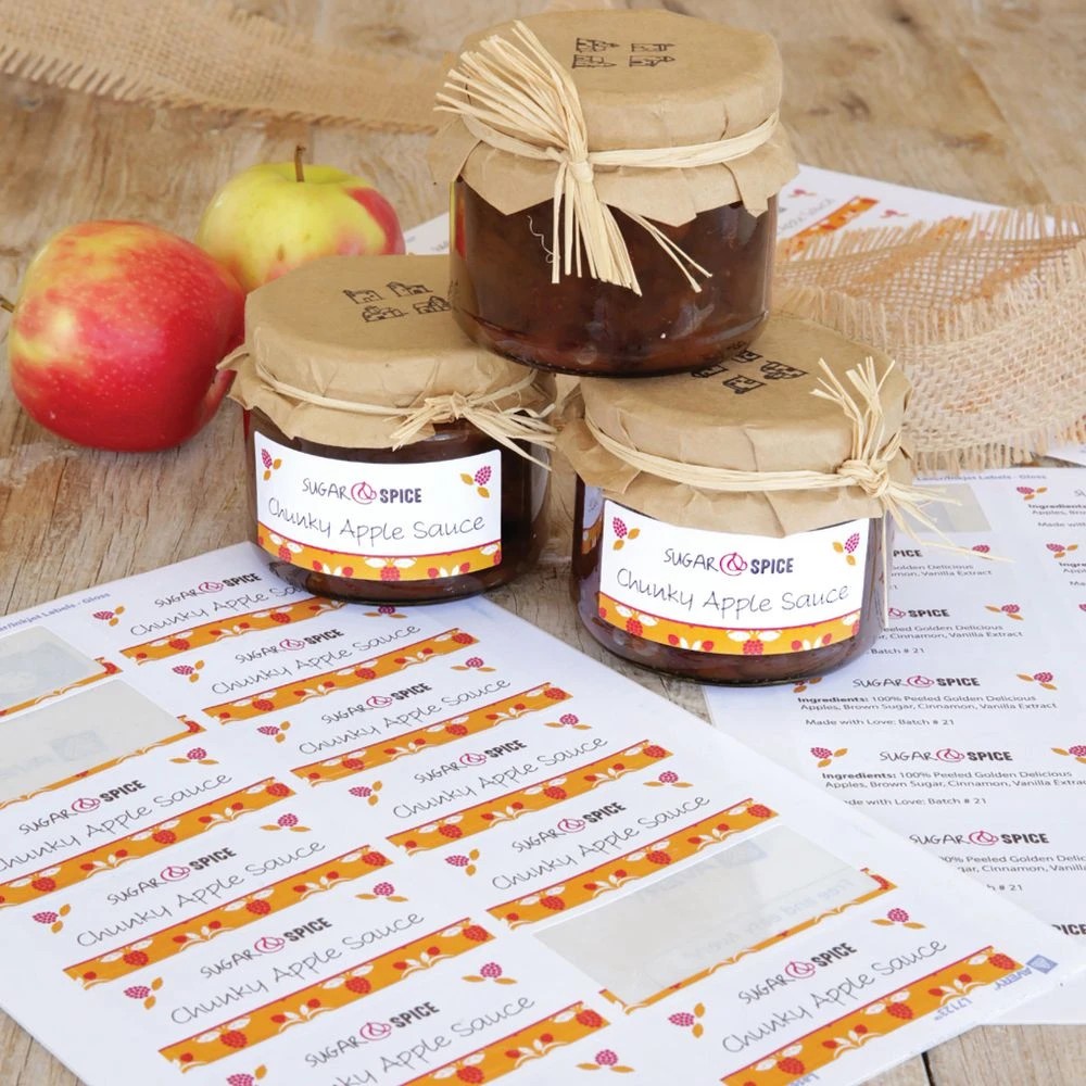 5 Avery 14UP Inkjet Laser Labels Gloss White 10 Sheets, 5 of 6