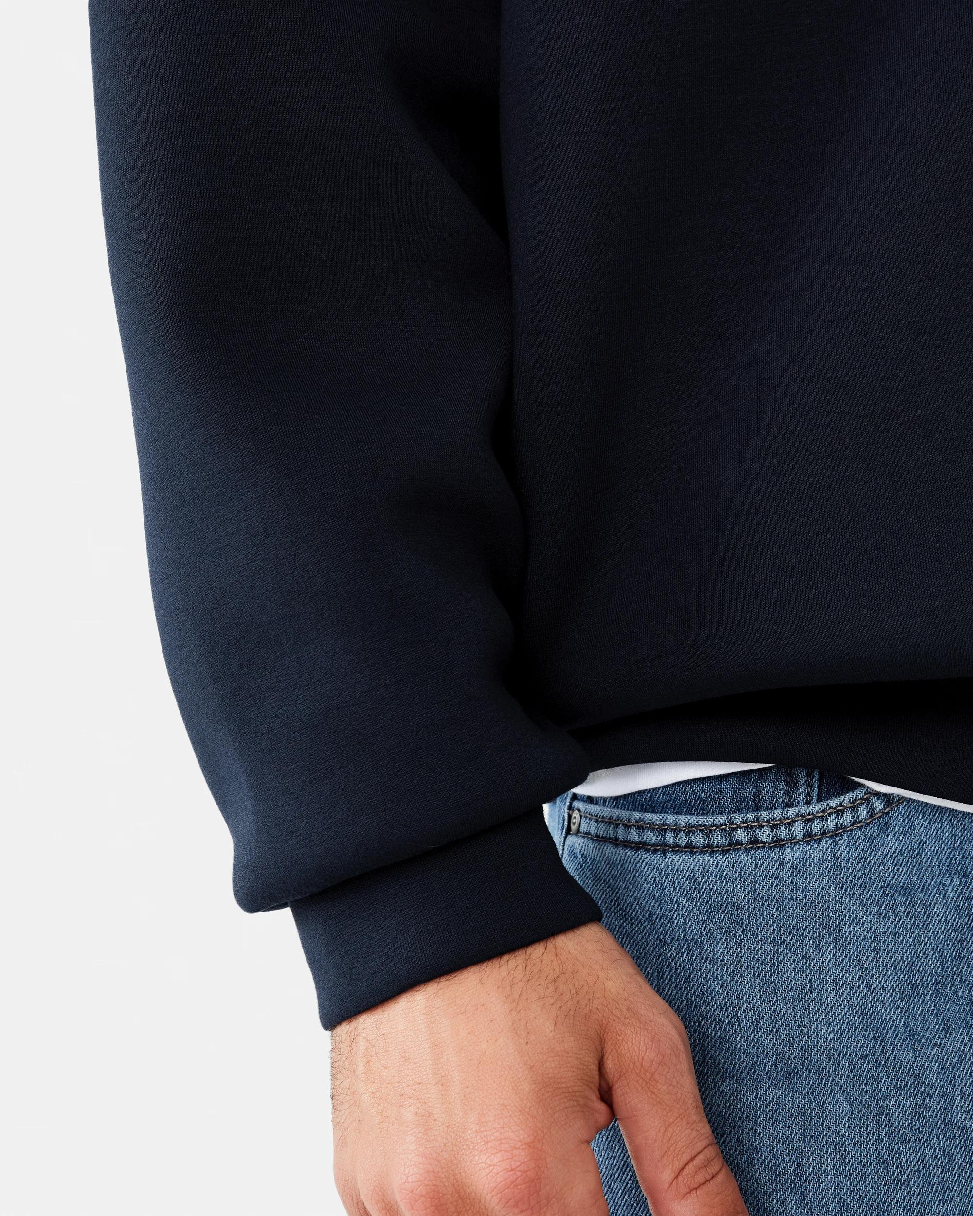 9 Scuba Funnel Neck Zip Through Sweatshirt Sky Cptn, 9 of 9