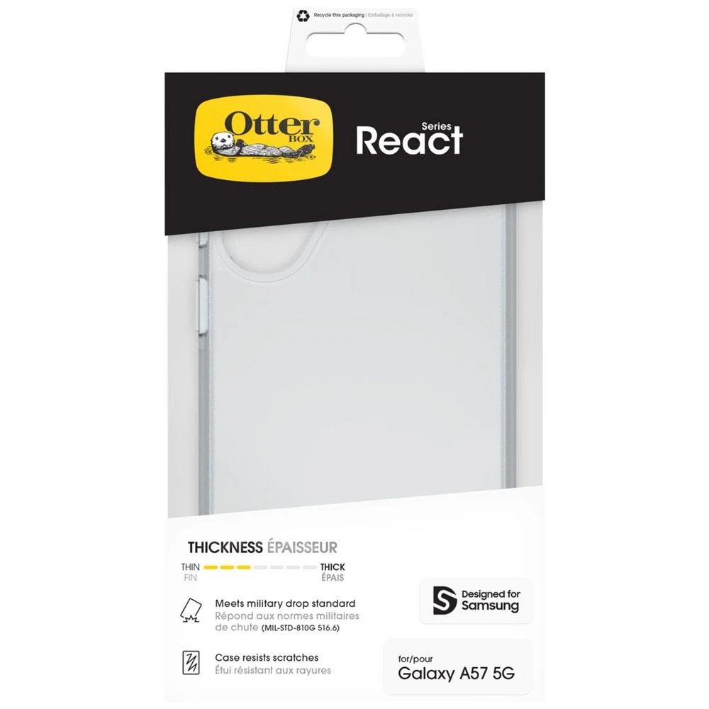 5 OtterBox React Case Samsung Galaxy A57 Clear, 5 of 5