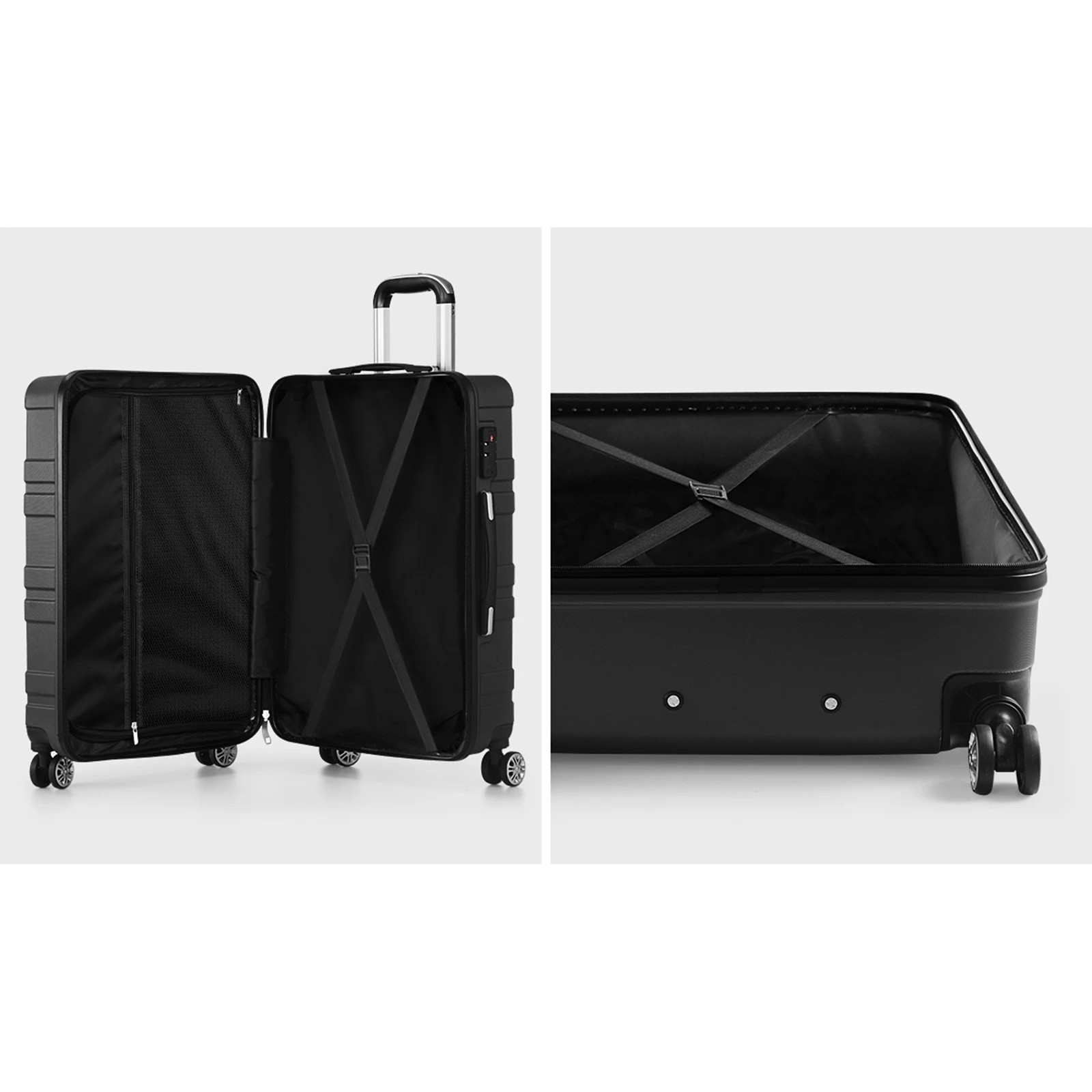 7 Mazam 28" Luggage Suitcase Travel TSA Lock Storage Hard Shell Case - Black, 7 of 9