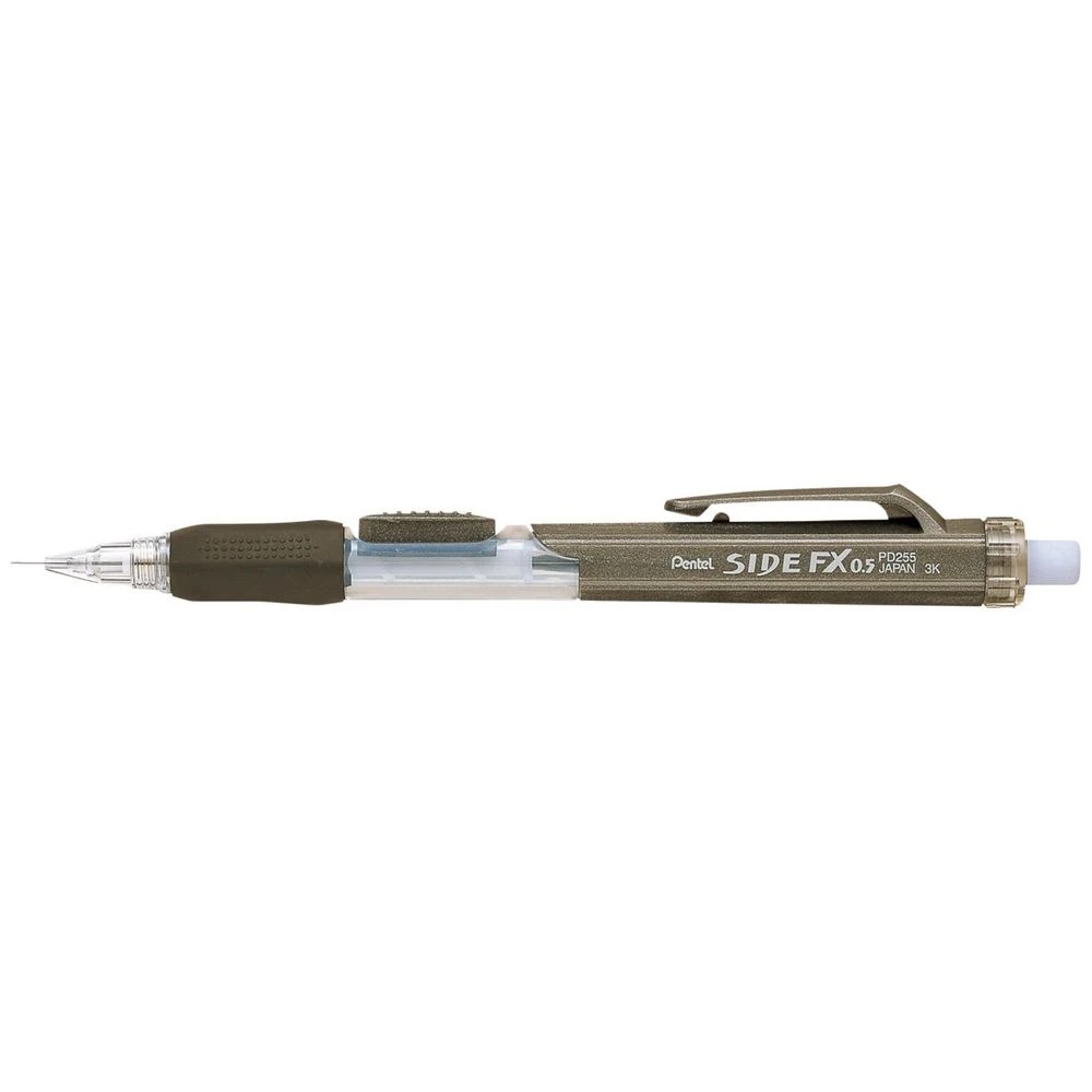 1 Pentel Side FX PD255 Mechanical Pencil 0.5mm Black, 1 of 1