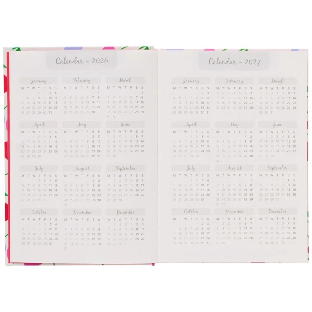 4 Otto A5 Day To Page Diary FY26/27 Cherries, 4 of 7