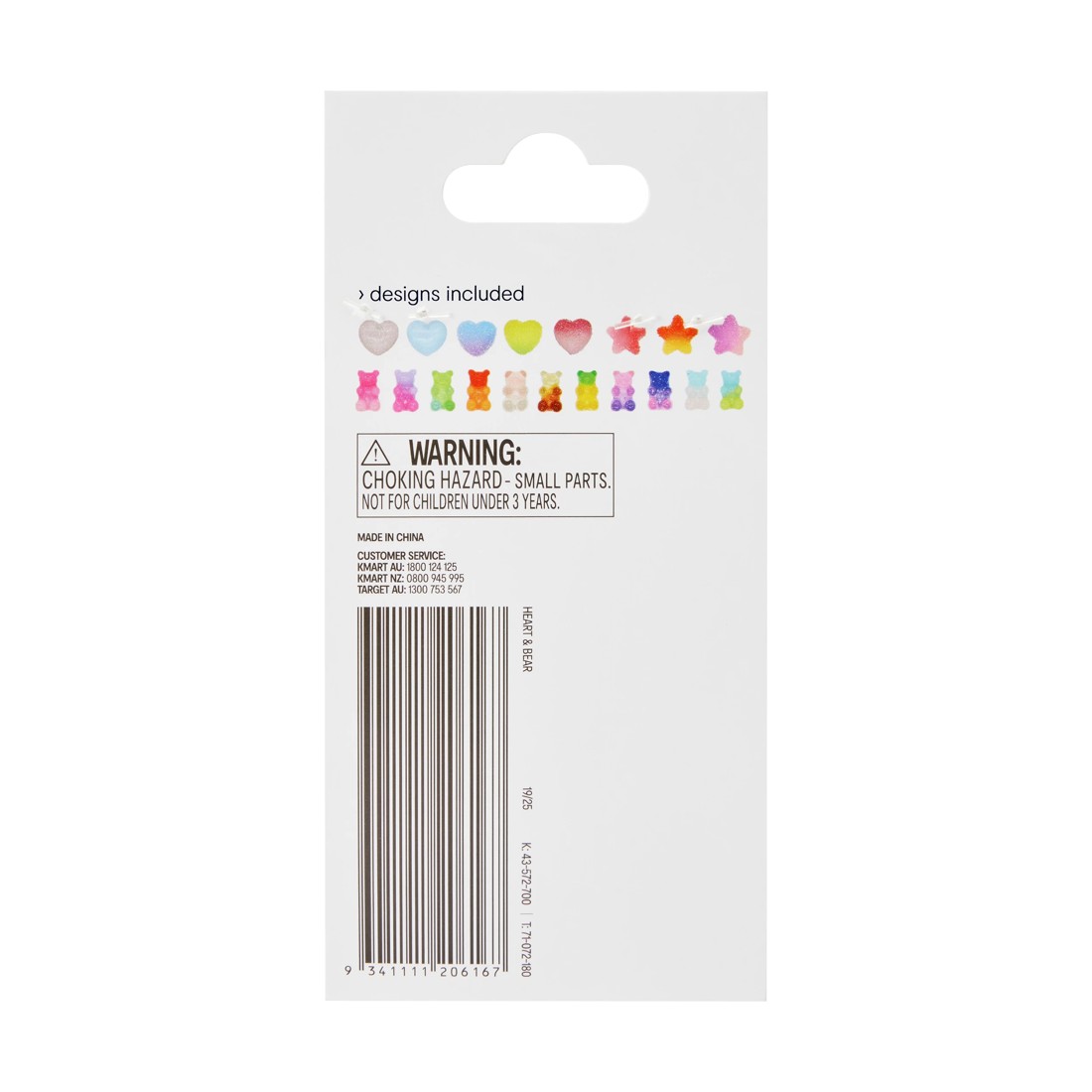 3 36 Piece Craft Embellishments - Heart and Bear, 3 of 3