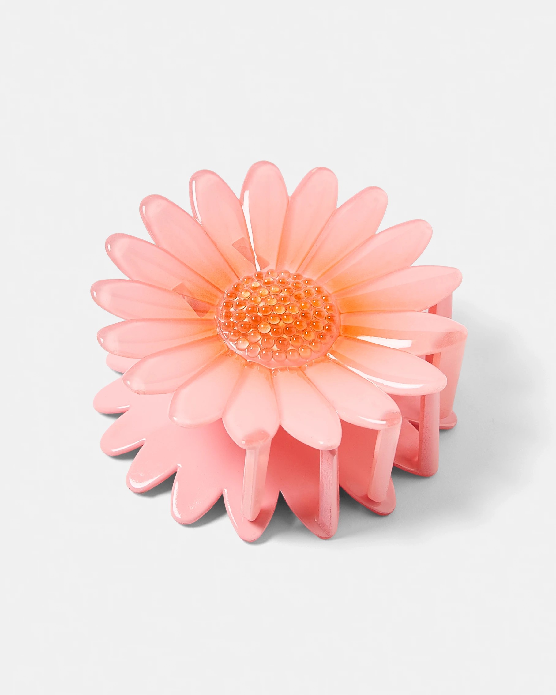 2 Orange Daisy Claw Hair Clip, 2 of 4