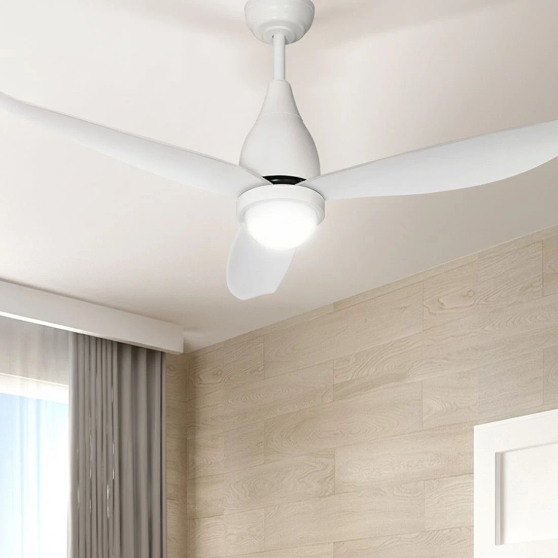 4 Devanti 52'' Ceiling Fan DC Motor LED Light Remote Control - - Multi, 4 of 6