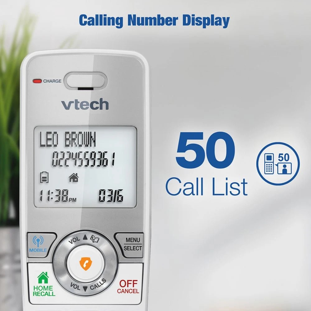 8 VTech CLS22150 DECT 6.0 Cordless Phone, 8 of 10