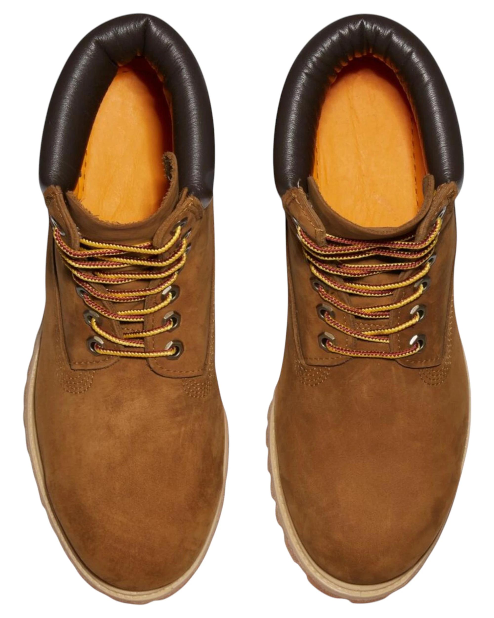5 Timberland Mens 6-Inch Premium Dark Wheat Nubuck Waterproof Boots DARK WHEAT NUBUCK, 5 of 7