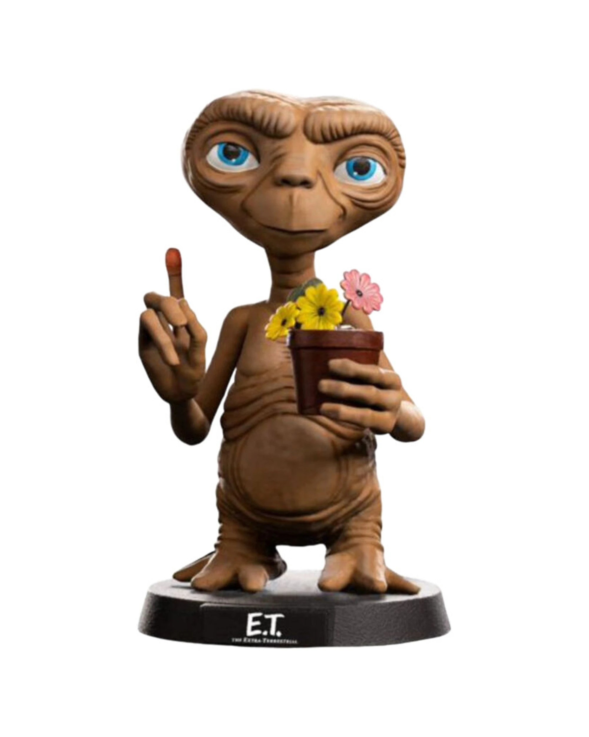 1 E.T Iron Studios ET The Extra-Terrestrial Minico Vinyl Action Figure With Base
 - brown, 1 of 3